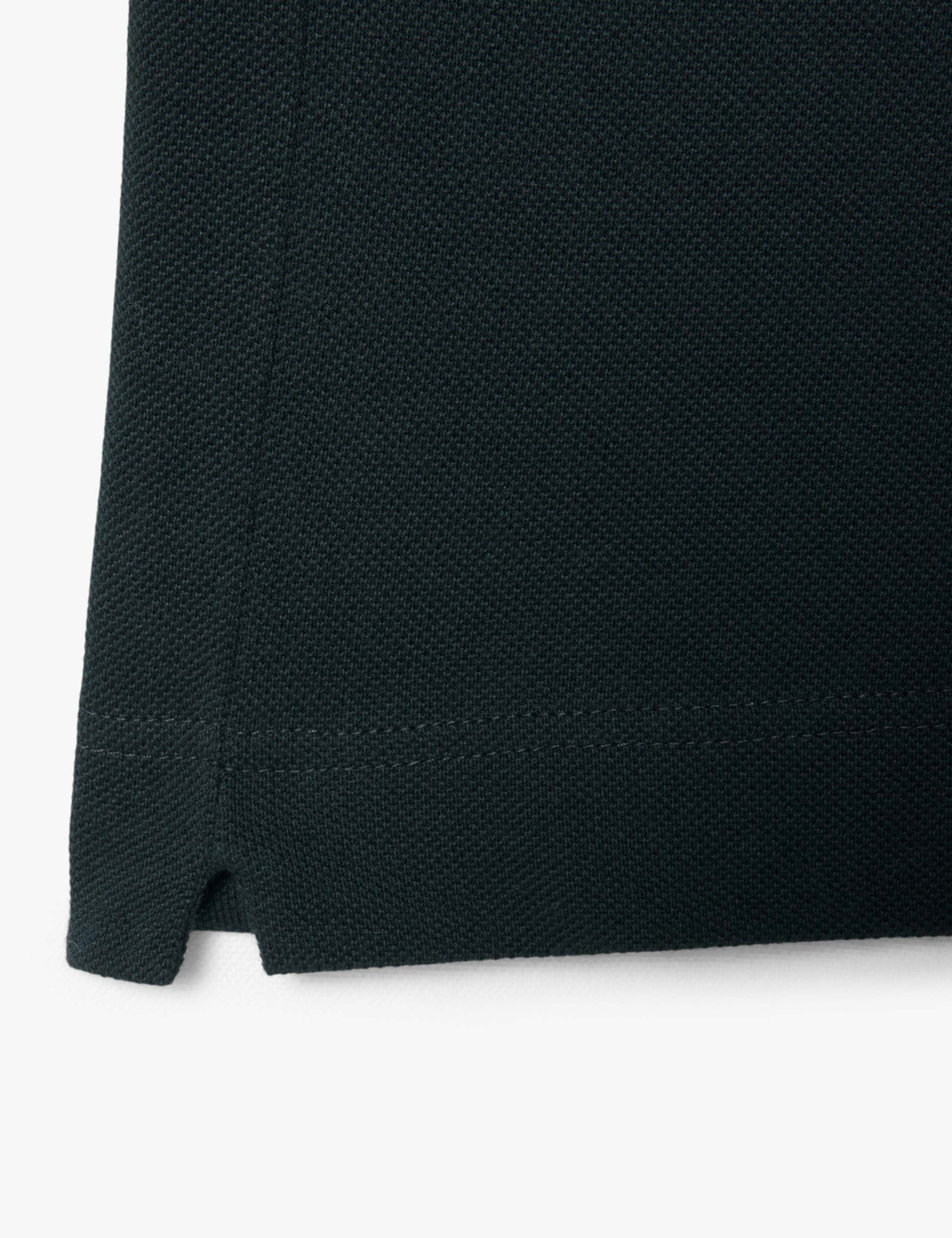 Slim Fit Pure Cotton Long Sleeve Polo Shirt 7 of 8