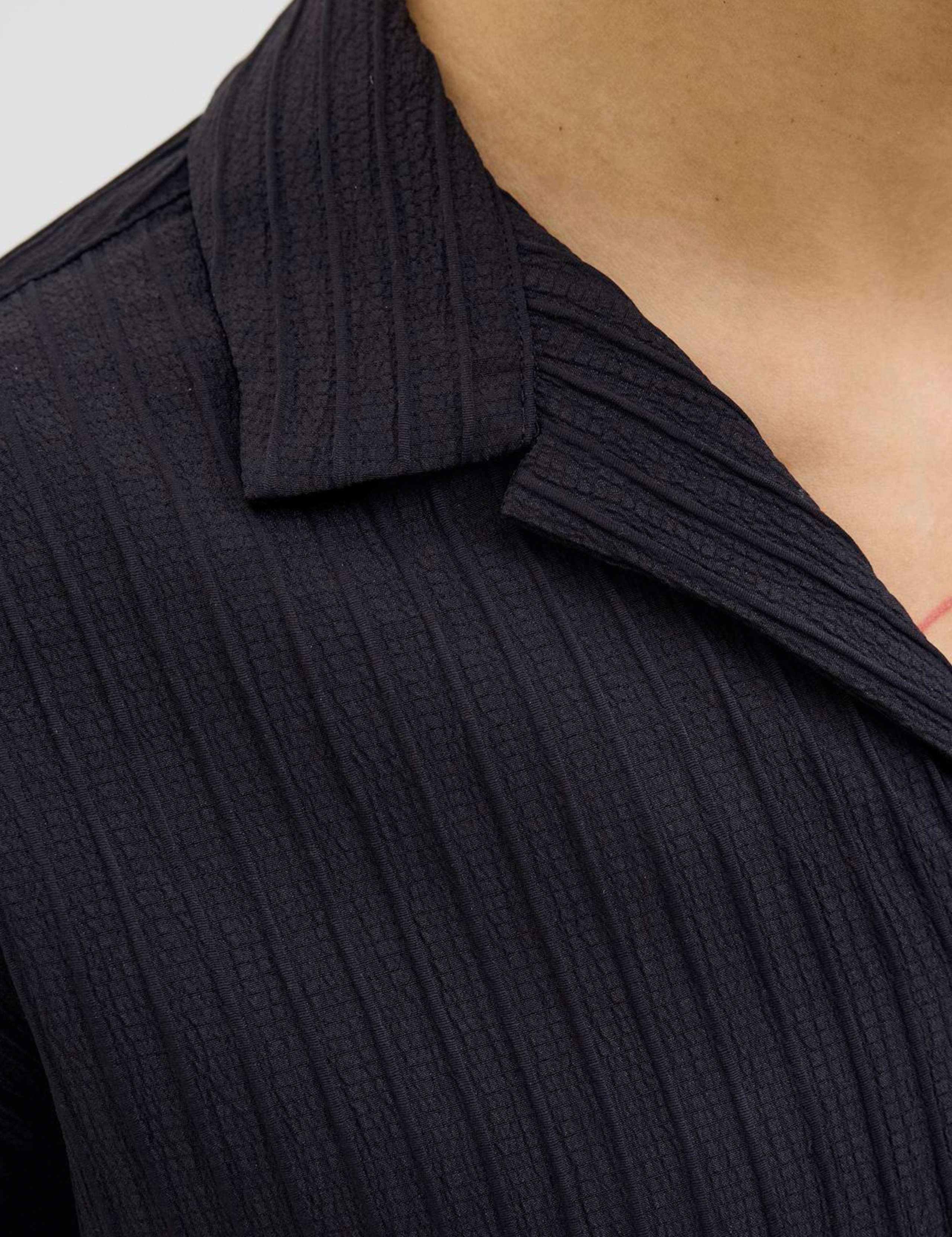 Waffle Textured Shirt And Shorts Set 5 of 5