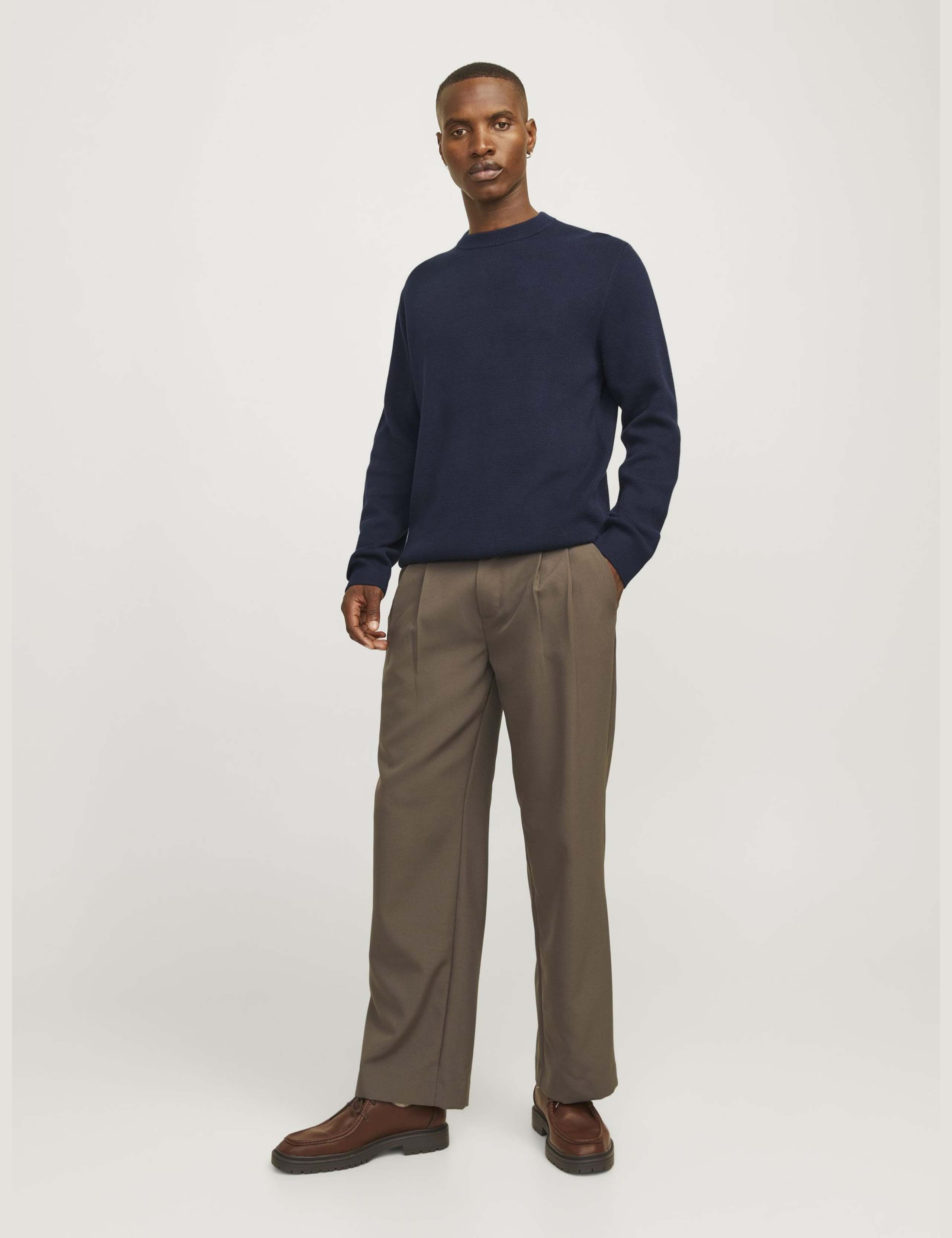 Pure Wool Crew Neck Jumper 4 of 5
