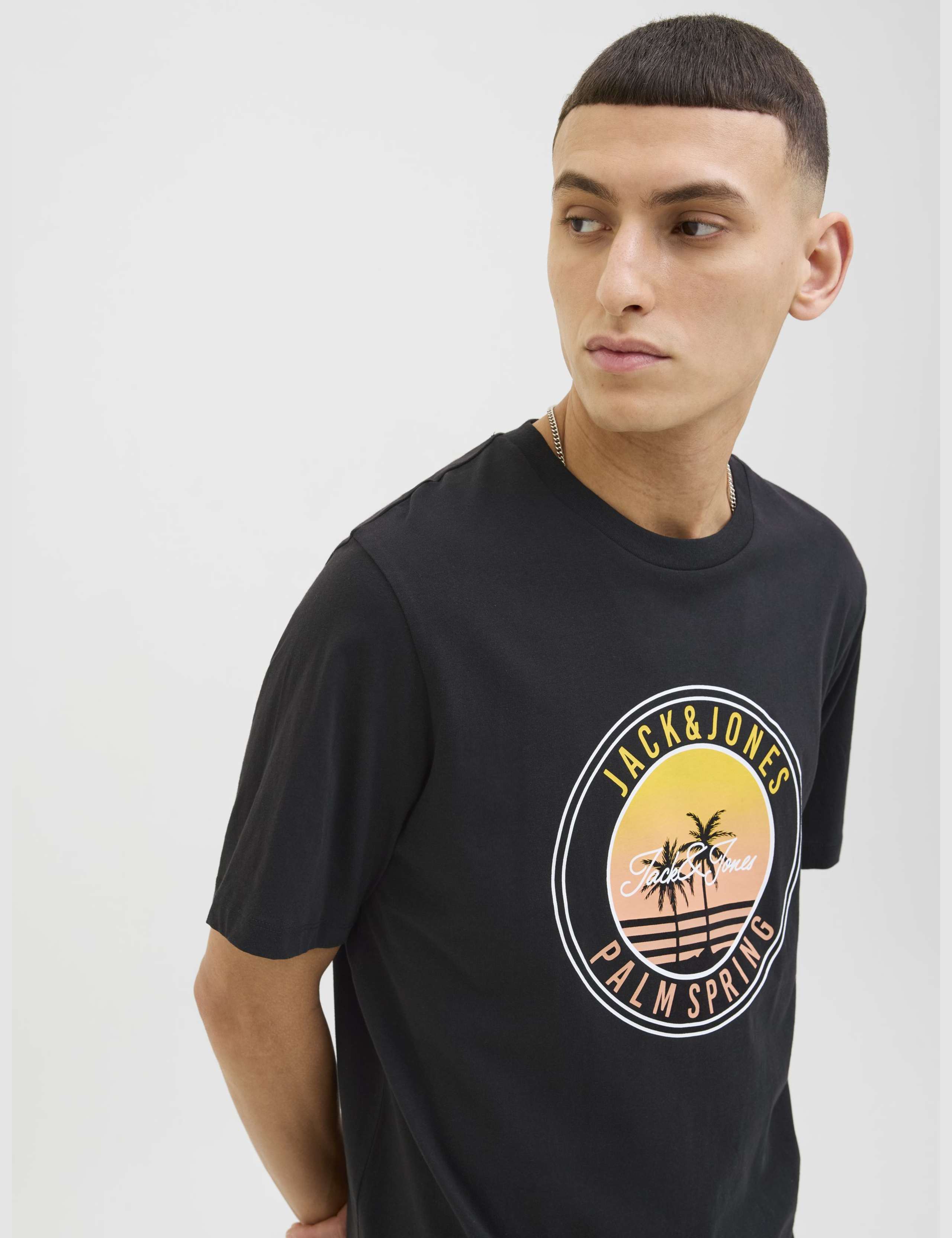 Pure Cotton Palm Graphic T-Shirt 7 of 10