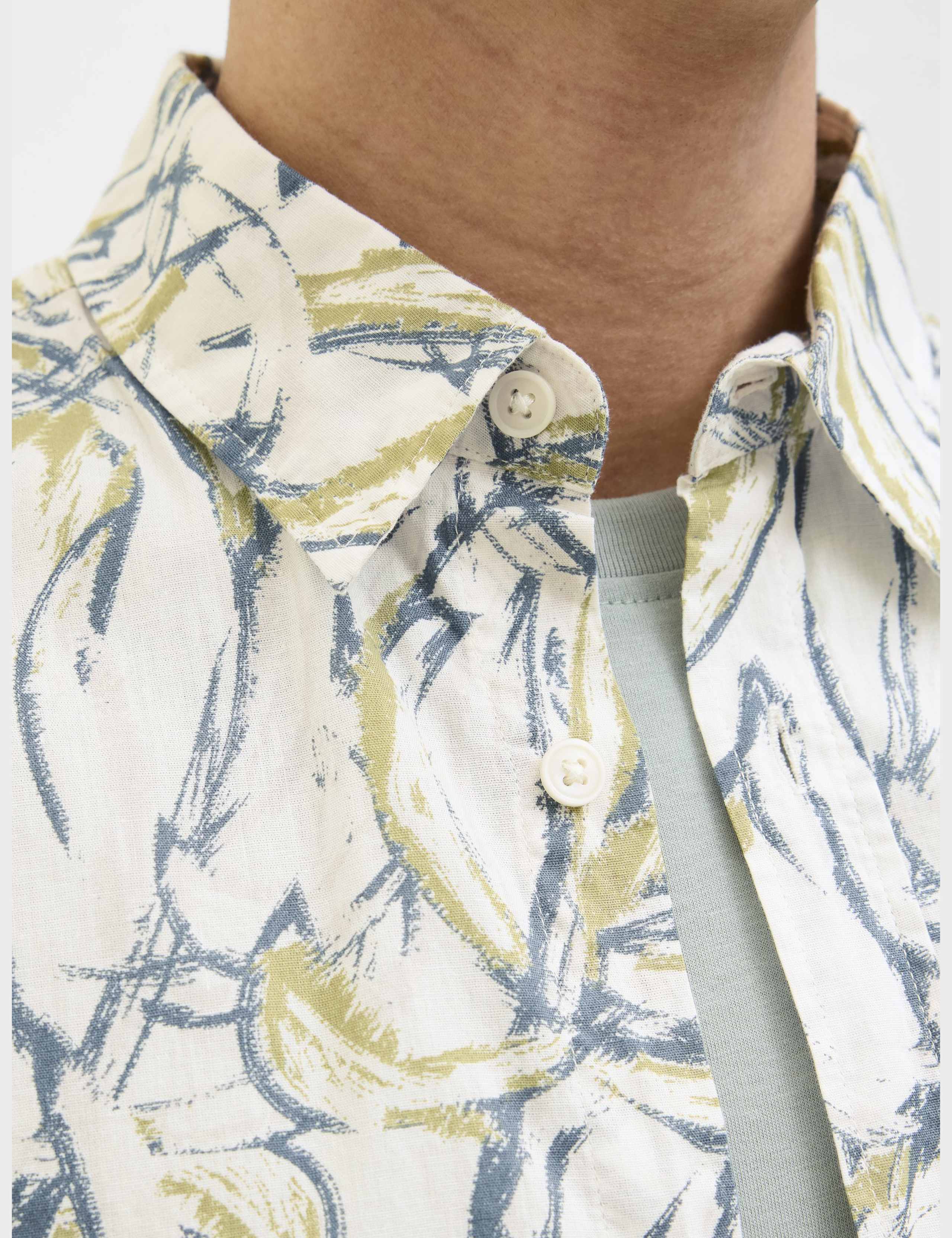 Pure Cotton Floral Shirt 6 of 7