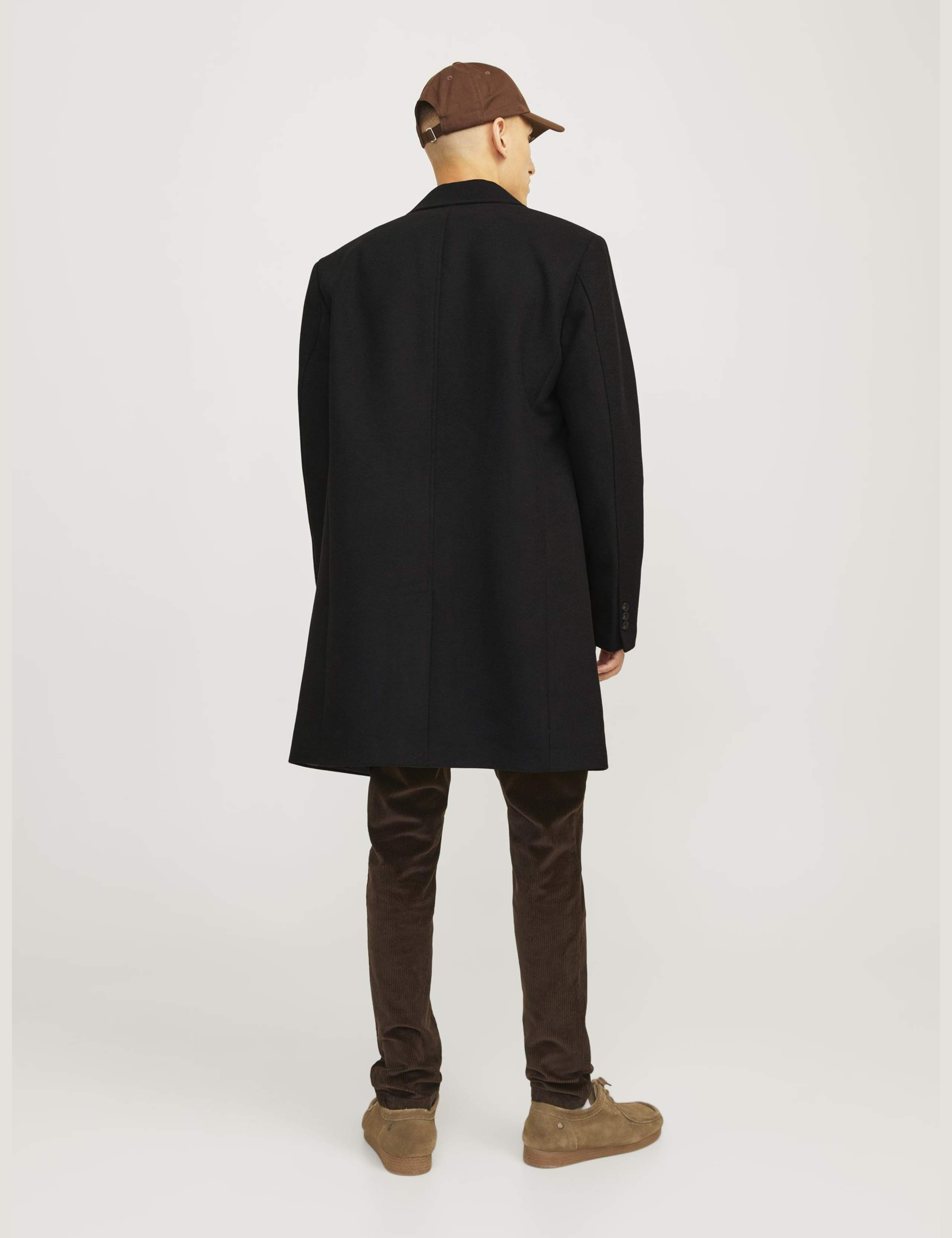 Wool Blend Single Breasted Coat 7 of 7