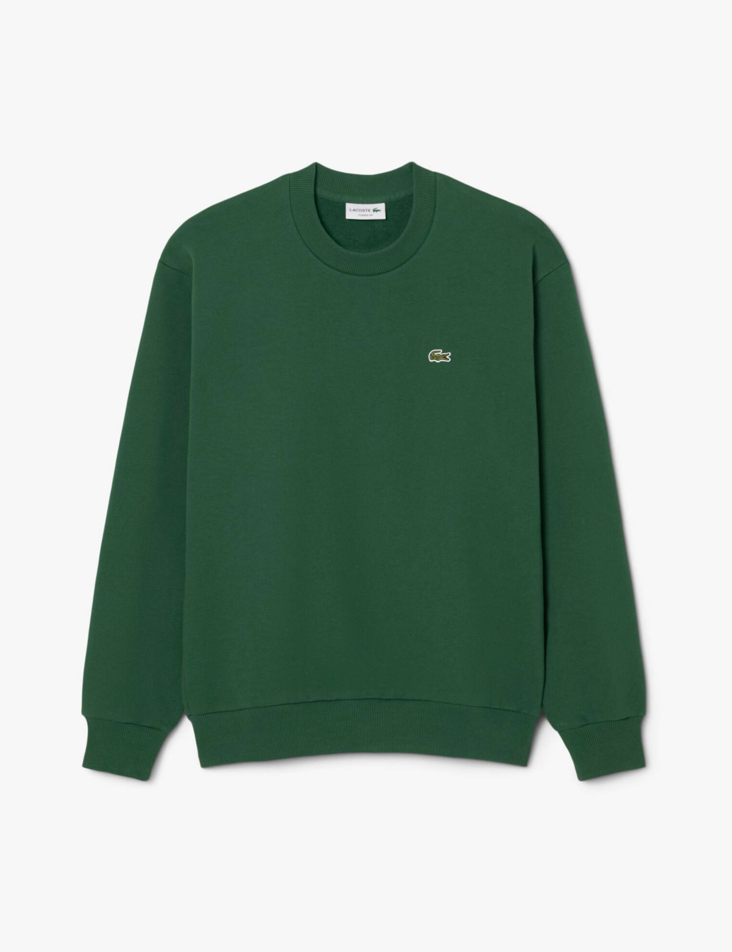 Brushed Cotton Fleece Crew Neck Sweatshirt 1 of 3