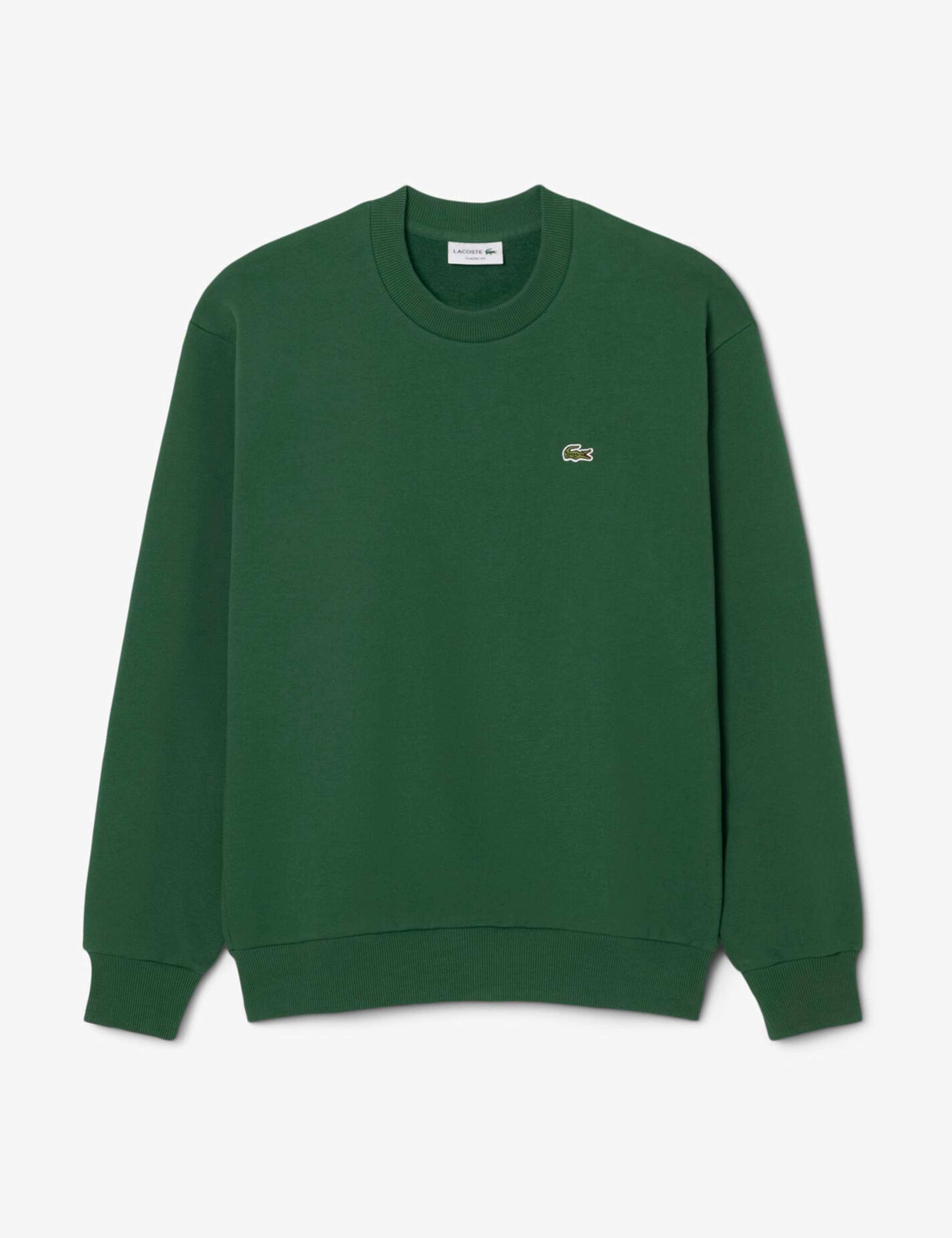 Brushed Cotton Fleece Crew Neck Sweatshirt 2 of 7