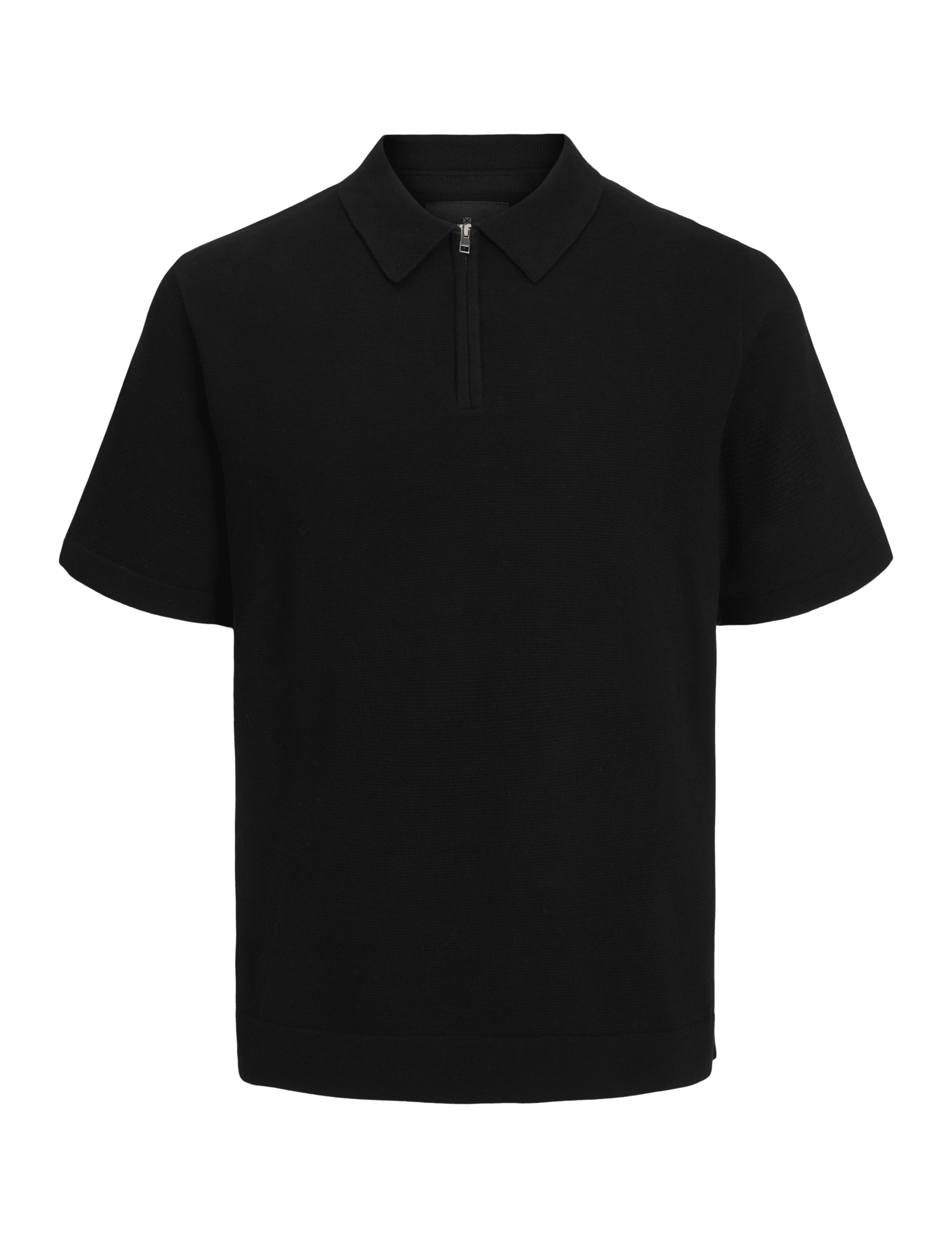 Pure Cotton Zip Up Knitted Polo Shirt 2 of 7
