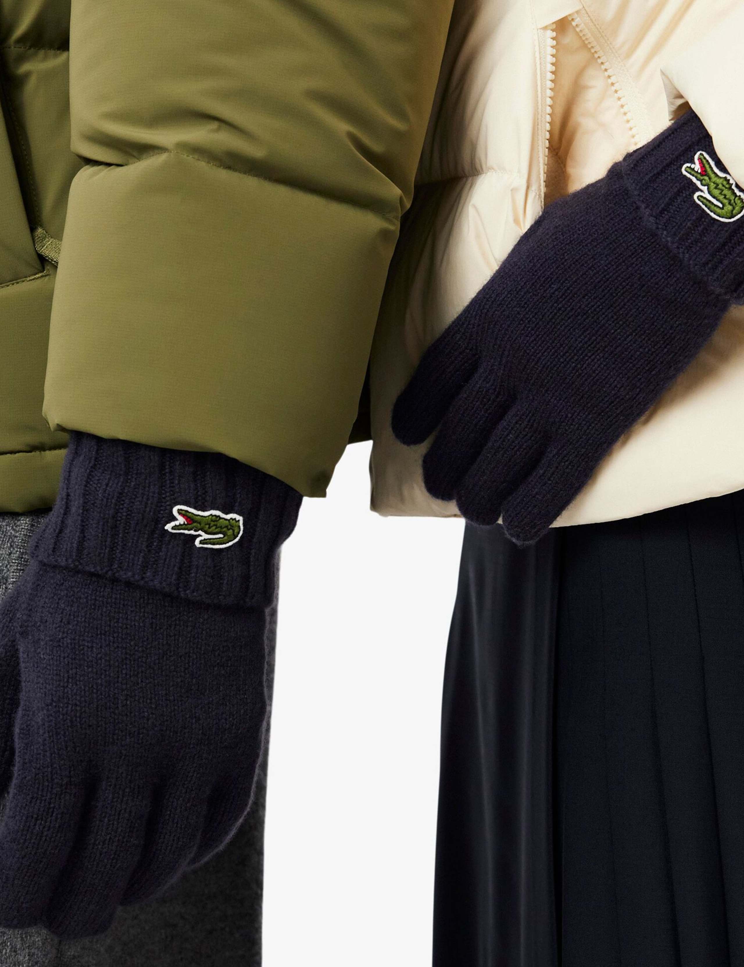 Pure Wool Turn Up Gloves 1 of 4