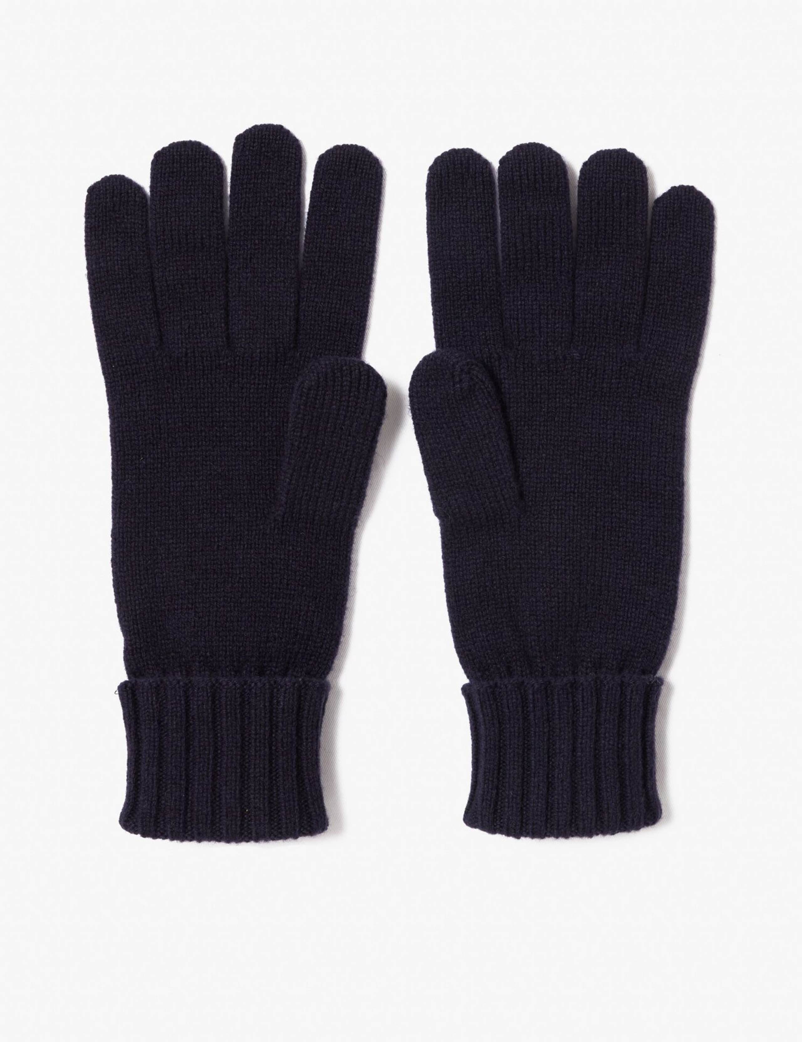 Pure Wool Turn Up Gloves 2 of 4