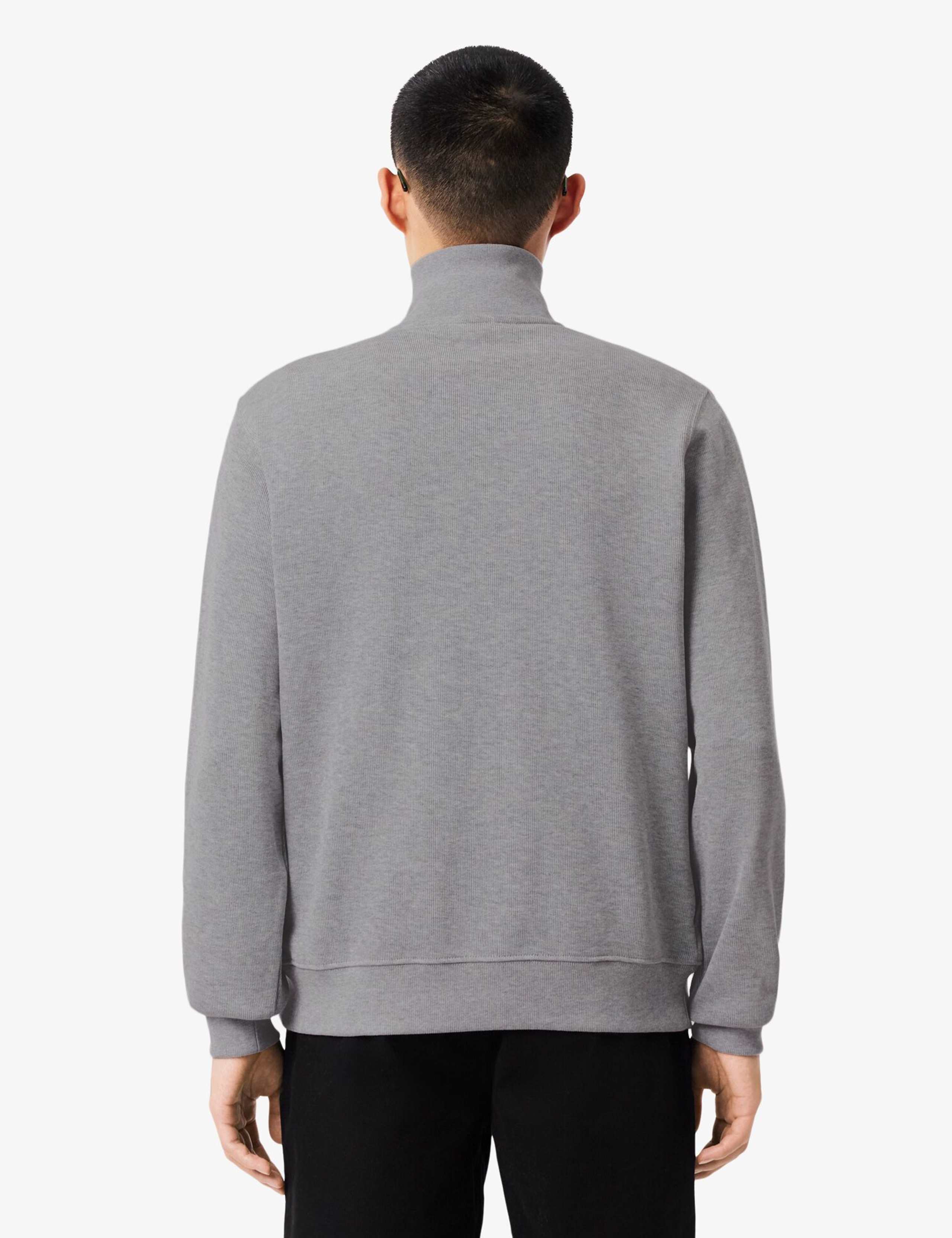Pure Cotton Half Zip Funnel Neck Sweatshirt 4 of 6