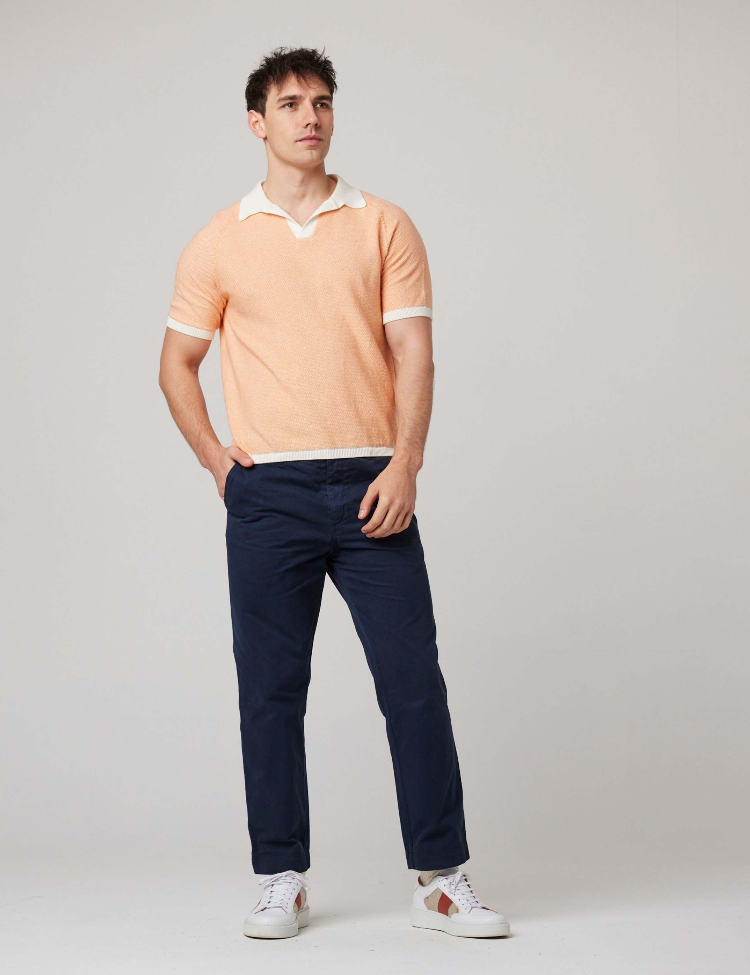 Pure Cotton Textured Polo Shirt 2 of 5