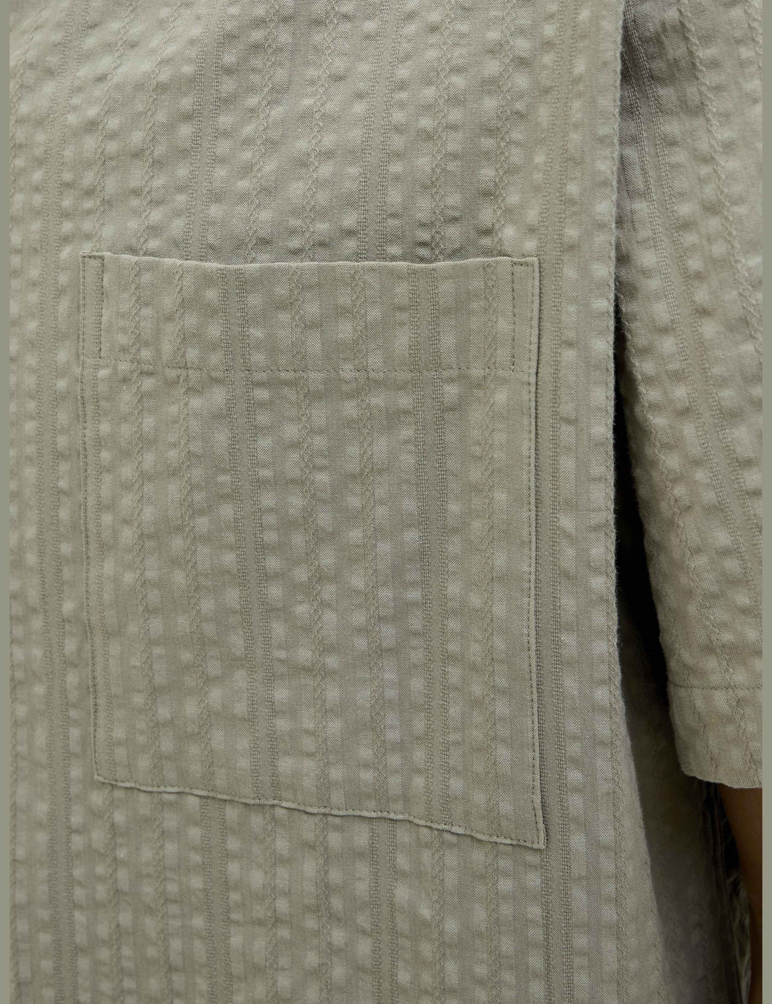 Pure Cotton Seersucker Textured Shirt 6 of 7