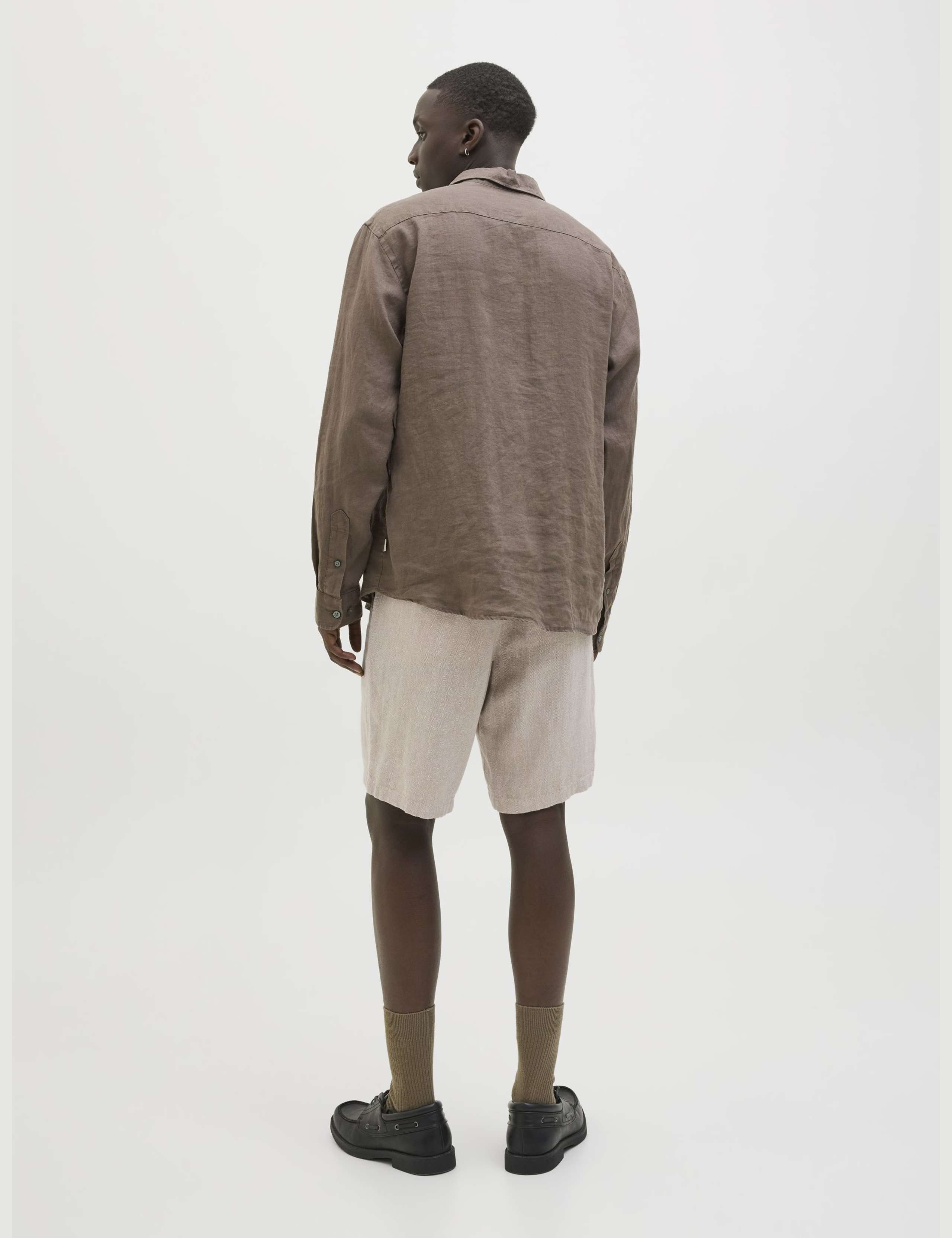 Slim Fit Linen Rich Chino Shorts 3 of 6