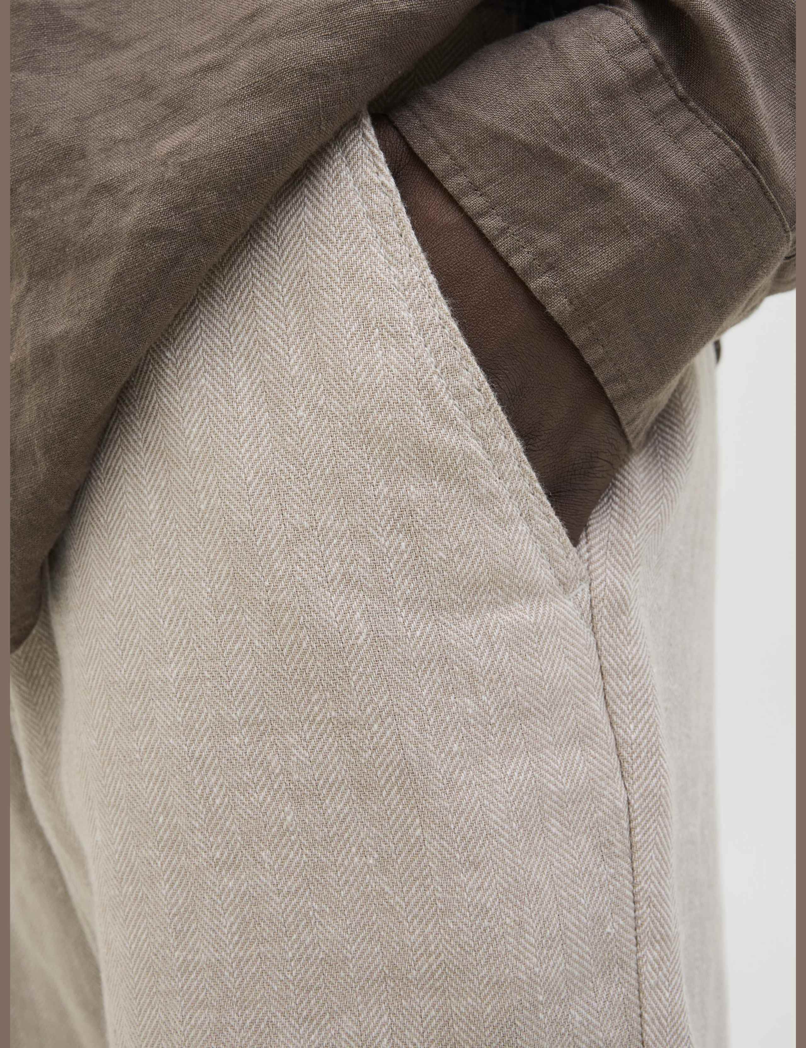 Slim Fit Linen Rich Chino Shorts 6 of 6
