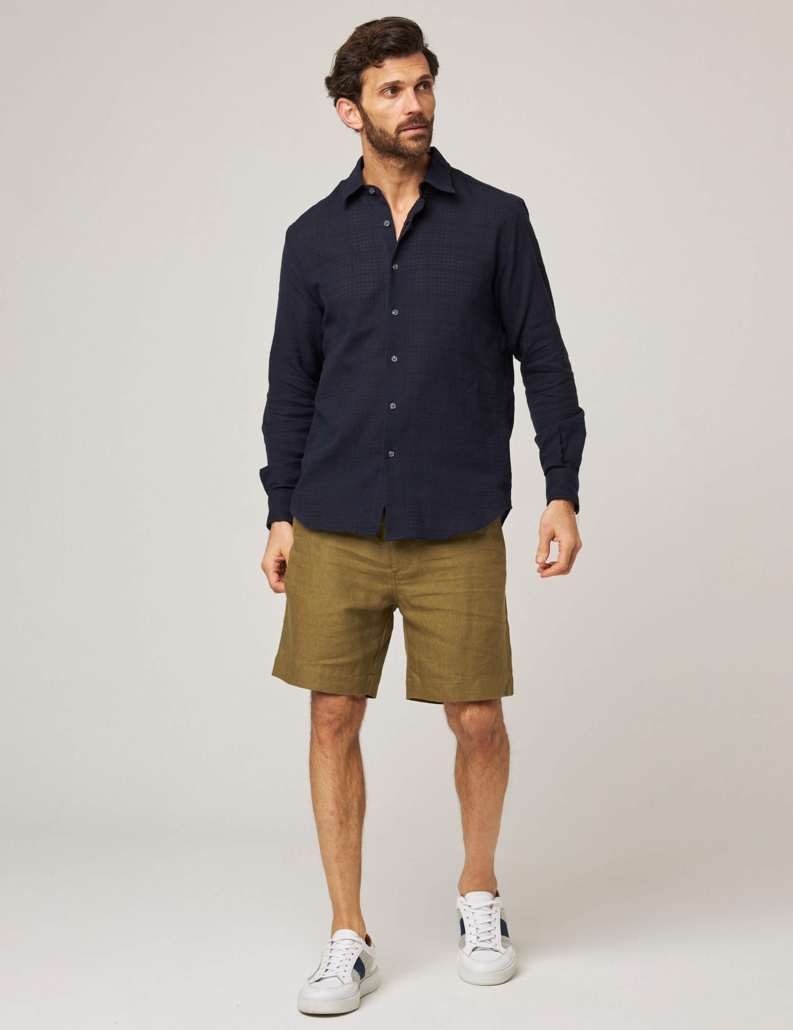 Pure Cotton Textured Flannel Shirt 3 of 7
