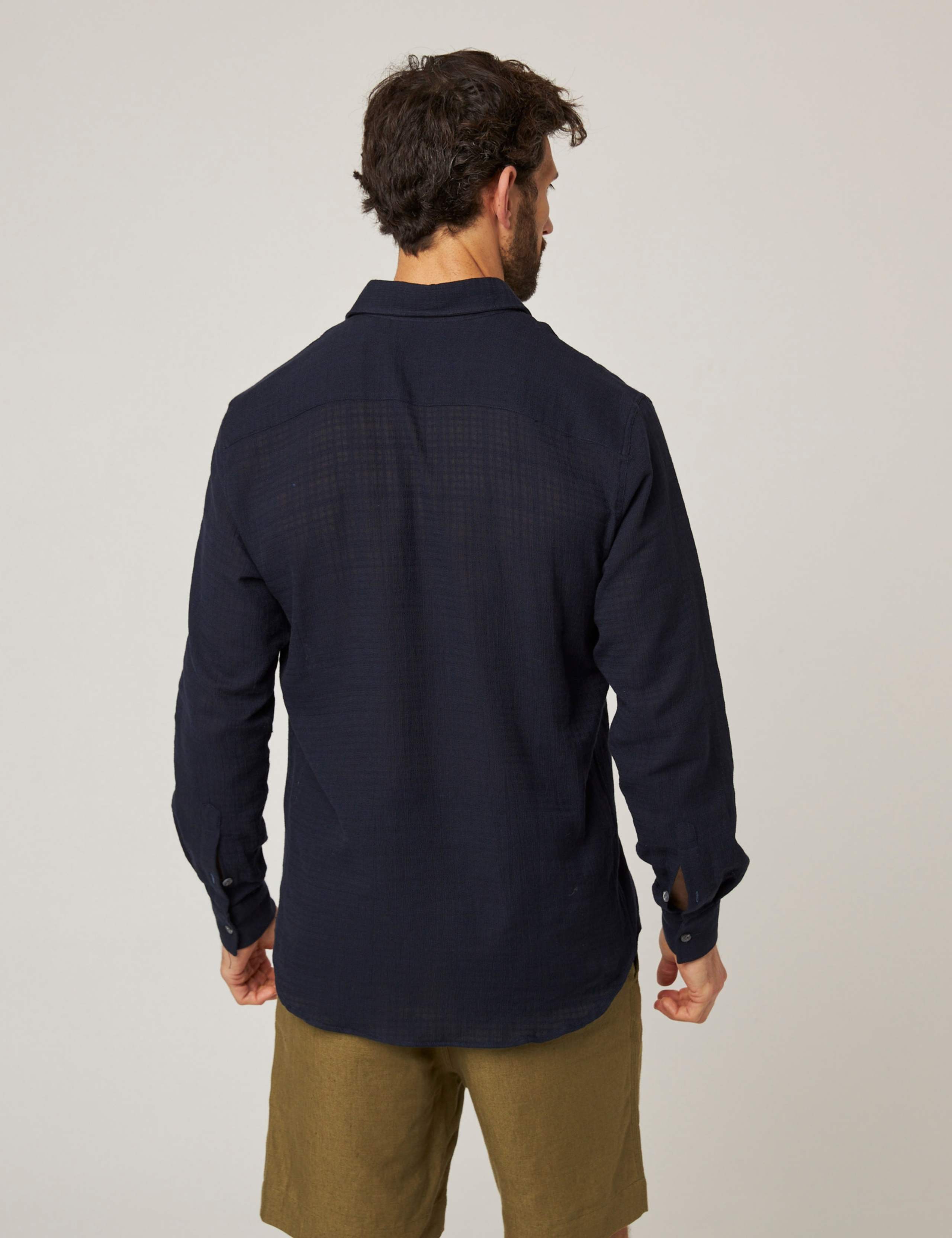 Pure Cotton Textured Flannel Shirt 5 of 7