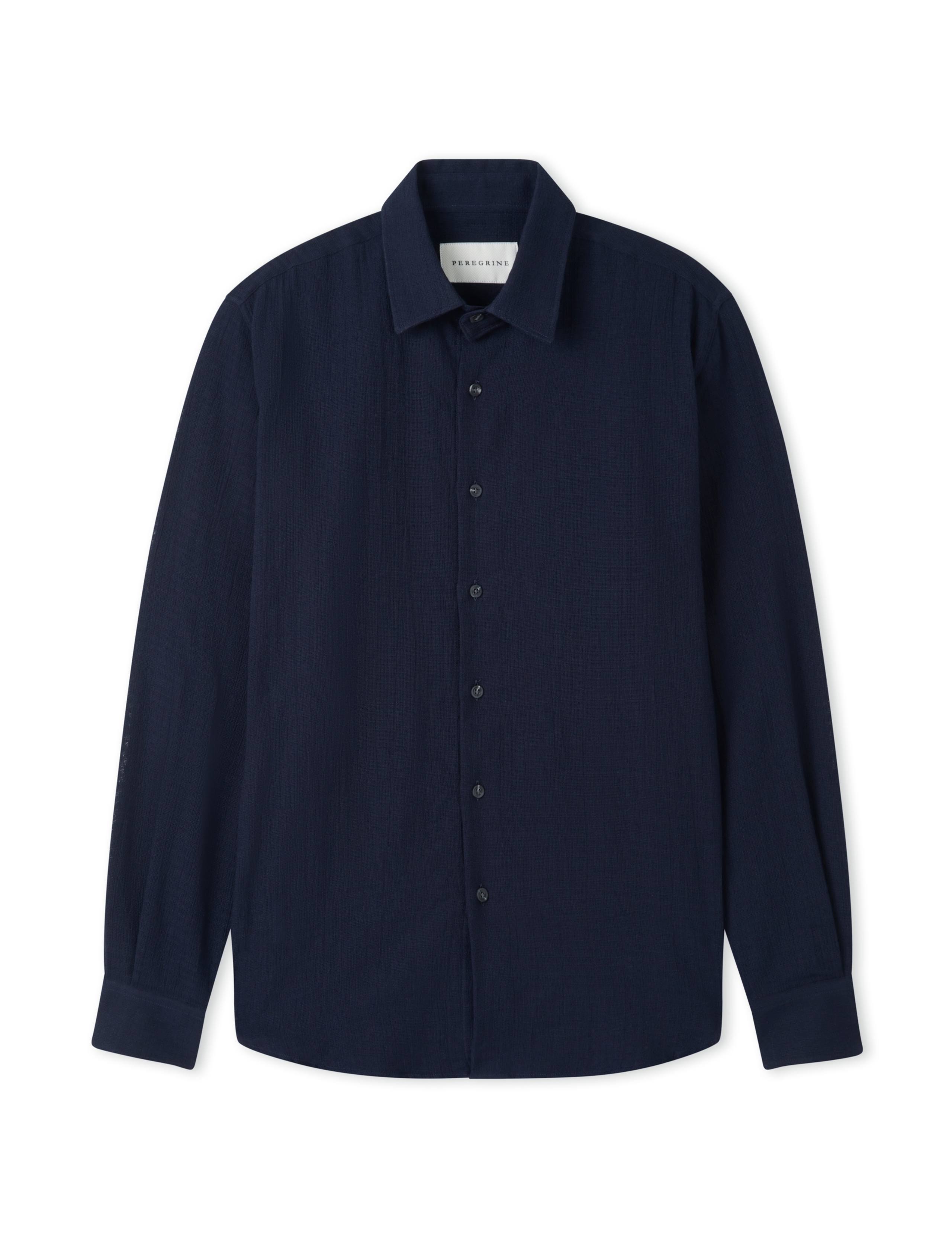 Pure Cotton Textured Flannel Shirt 2 of 7