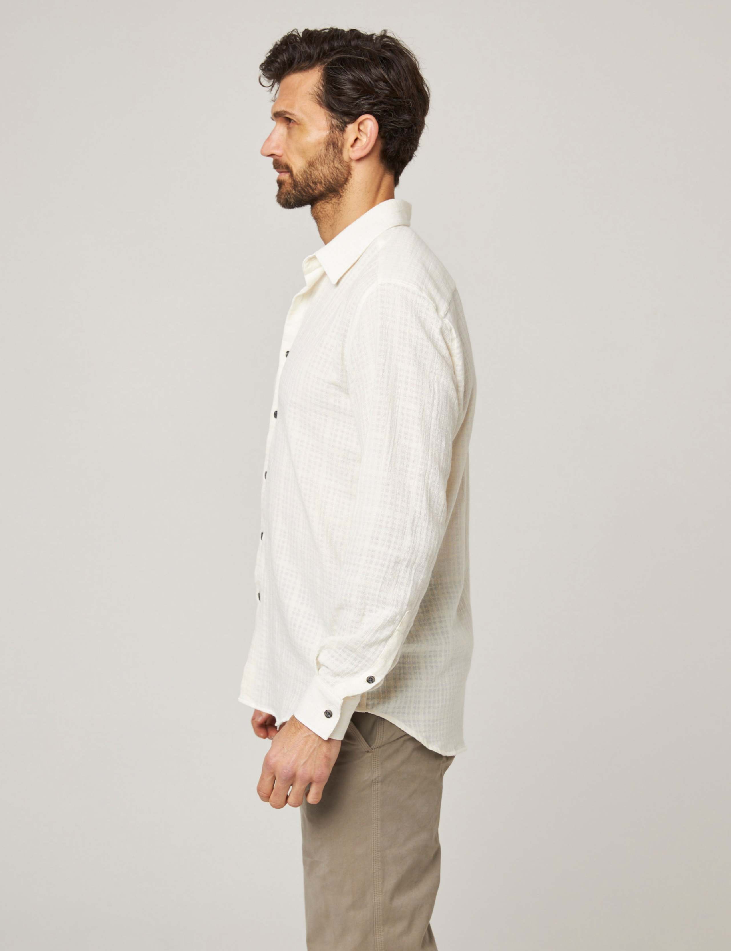 Pure Cotton Textured Flannel Shirt 5 of 6