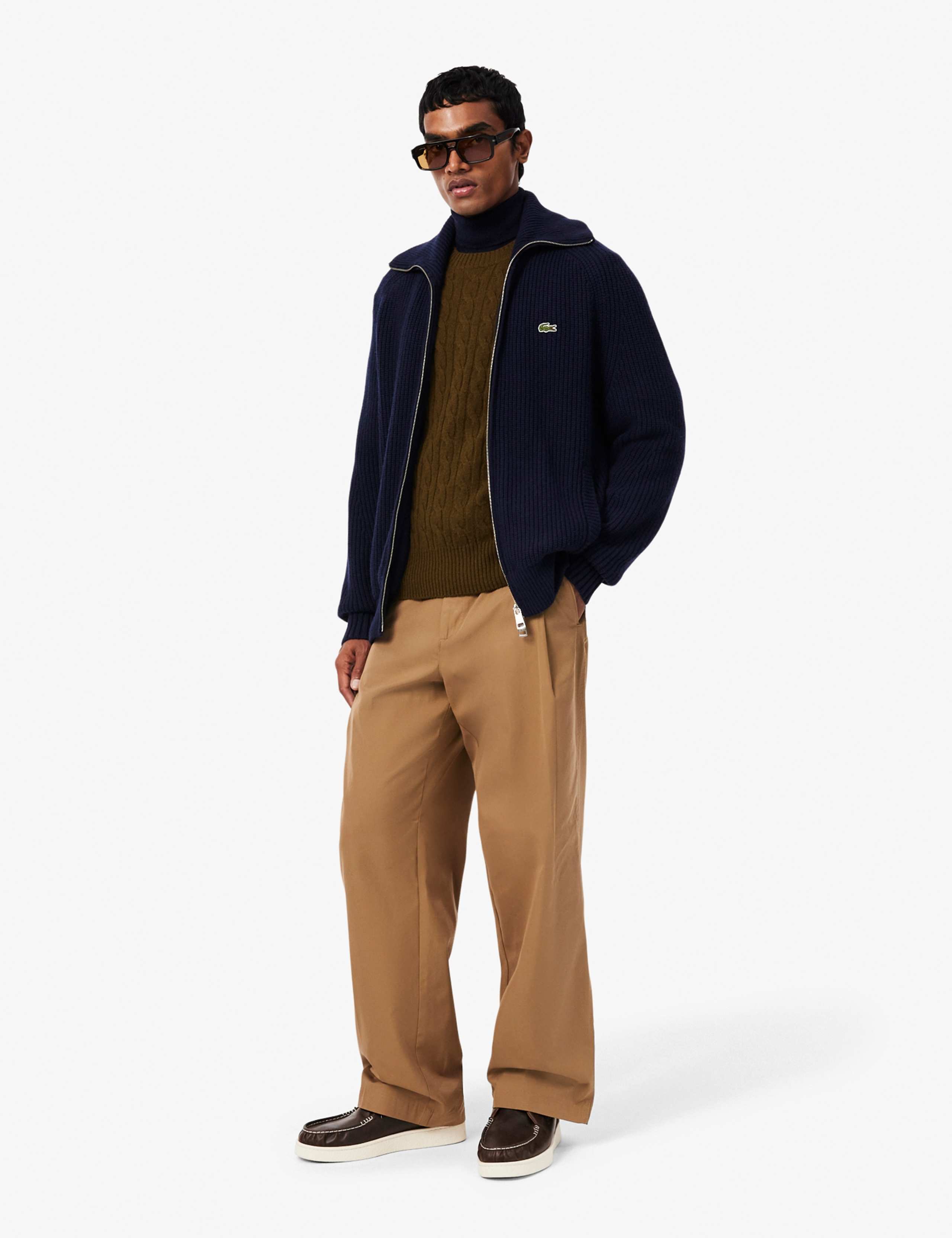 Pure Wool Cable Knit Crew Neck Jumper 3 of 7