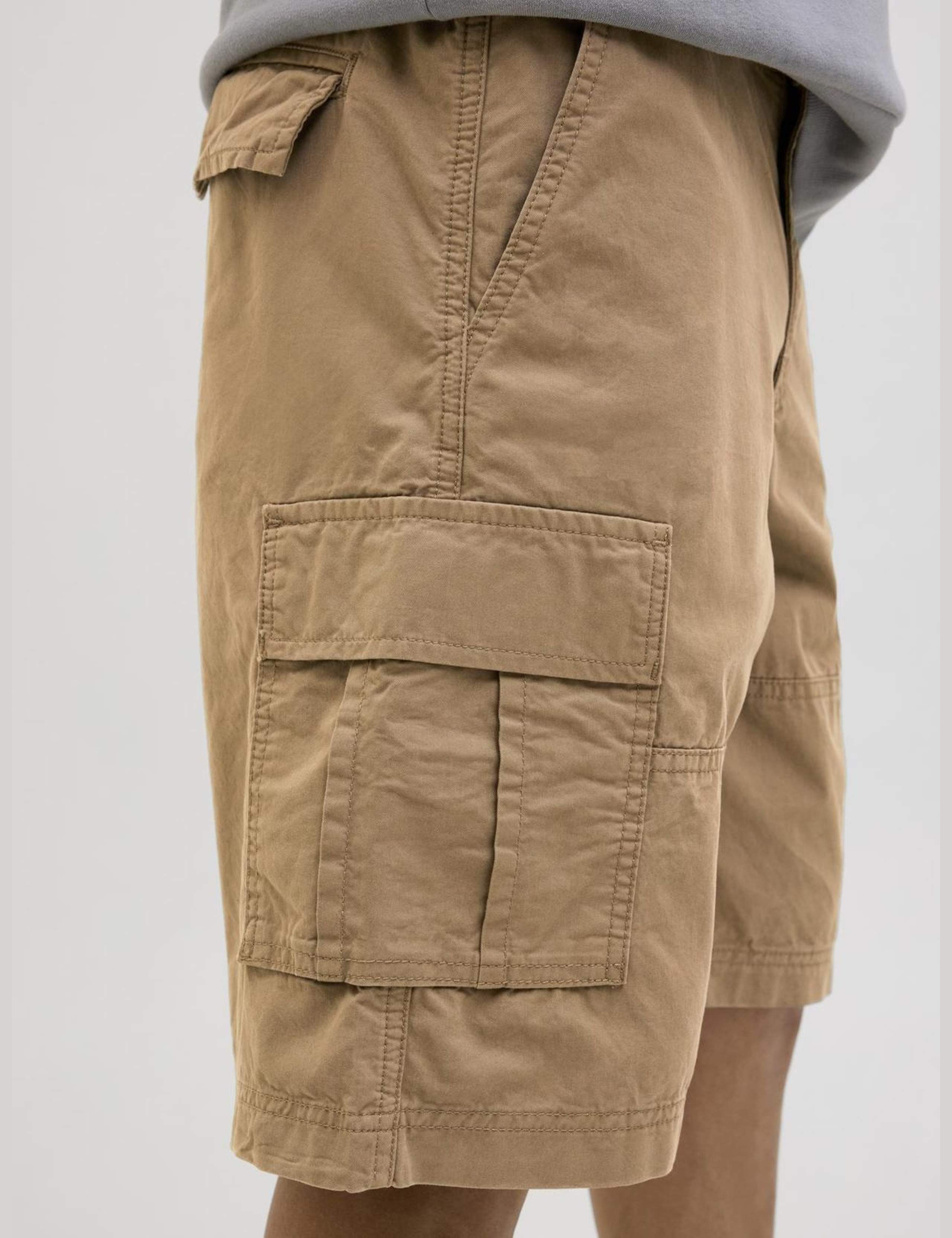 2pk Pure Cotton Cargo Shorts 7 of 7