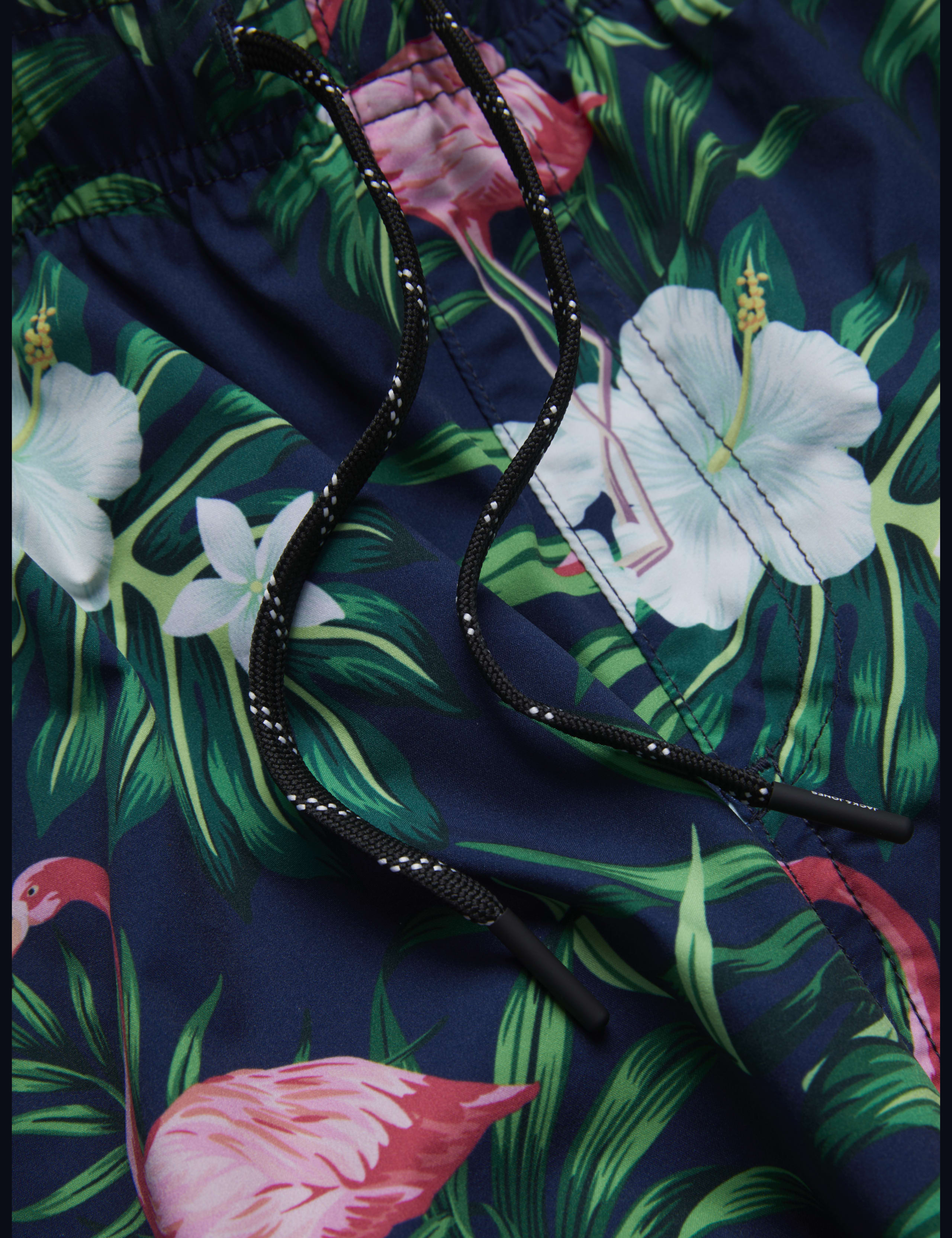 Floral and Flamingo Print Swim Shorts 4 of 5