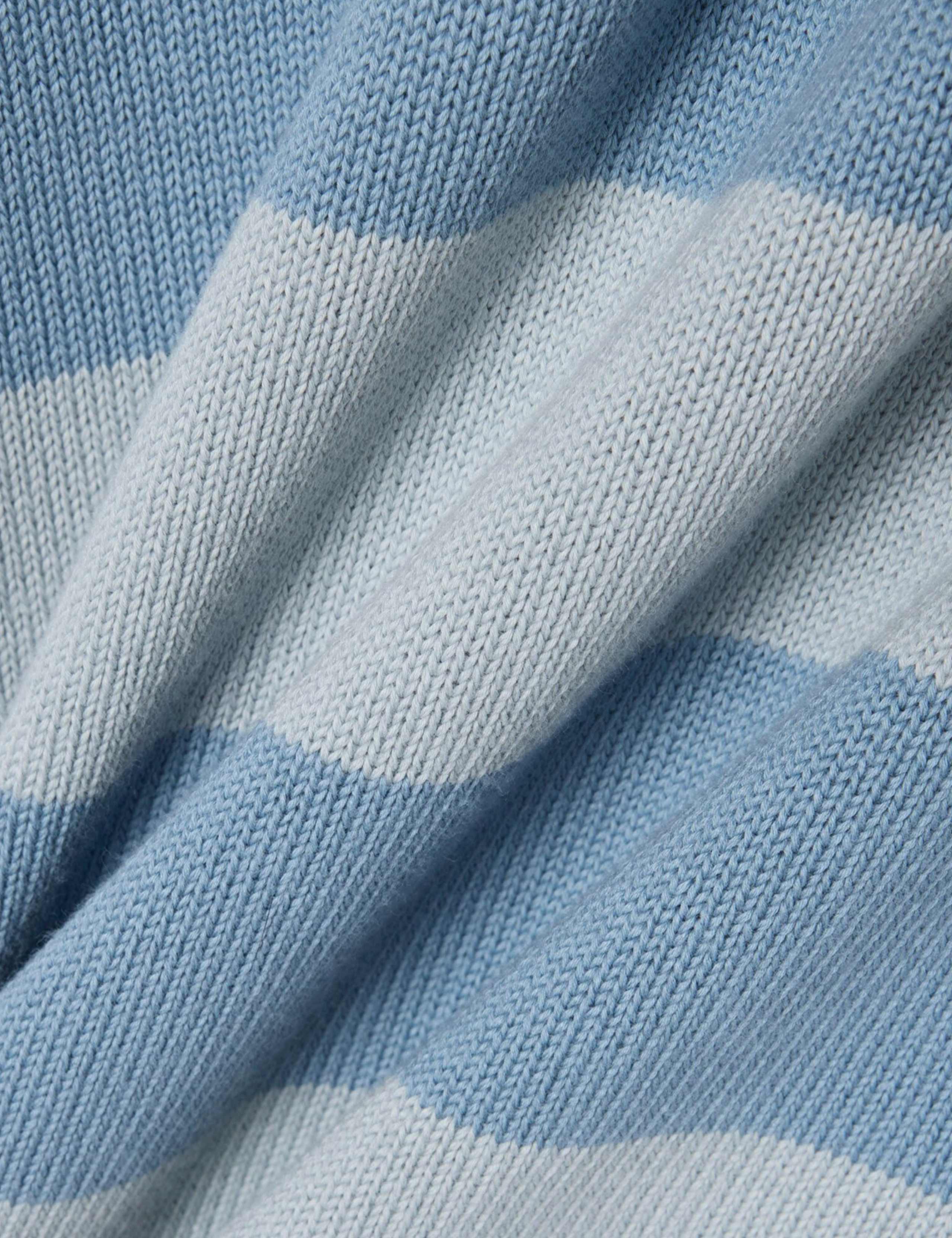 Pure Cotton Striped Knitted Polo Shirt 6 of 6
