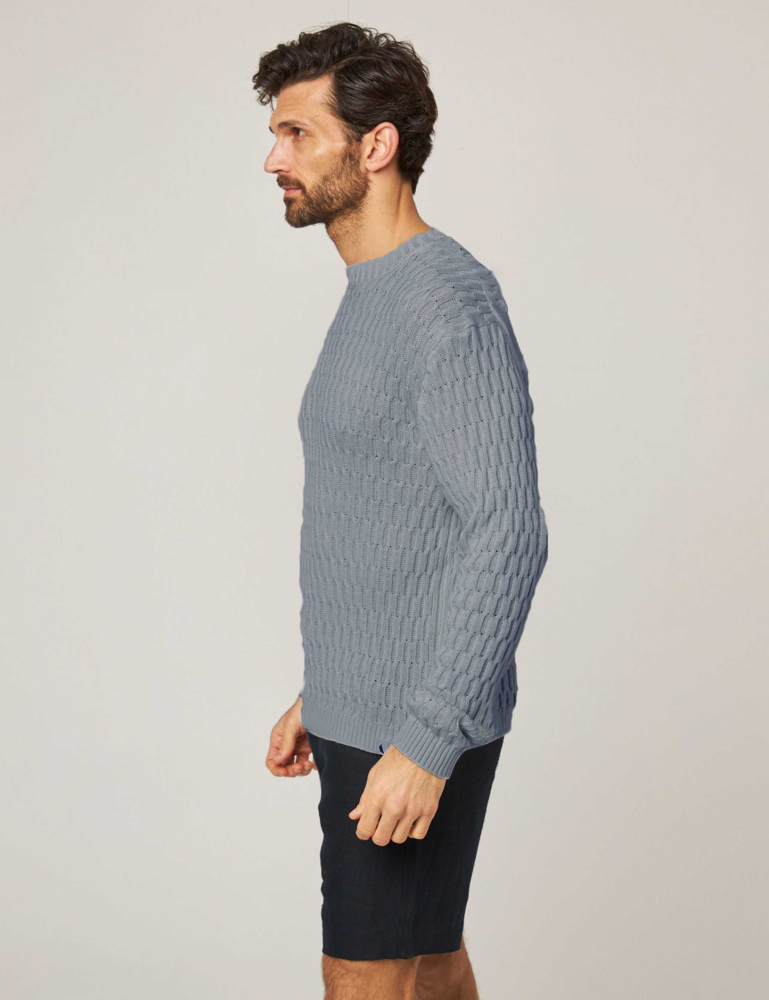 Pure Cotton Textured Jumper 4 of 6