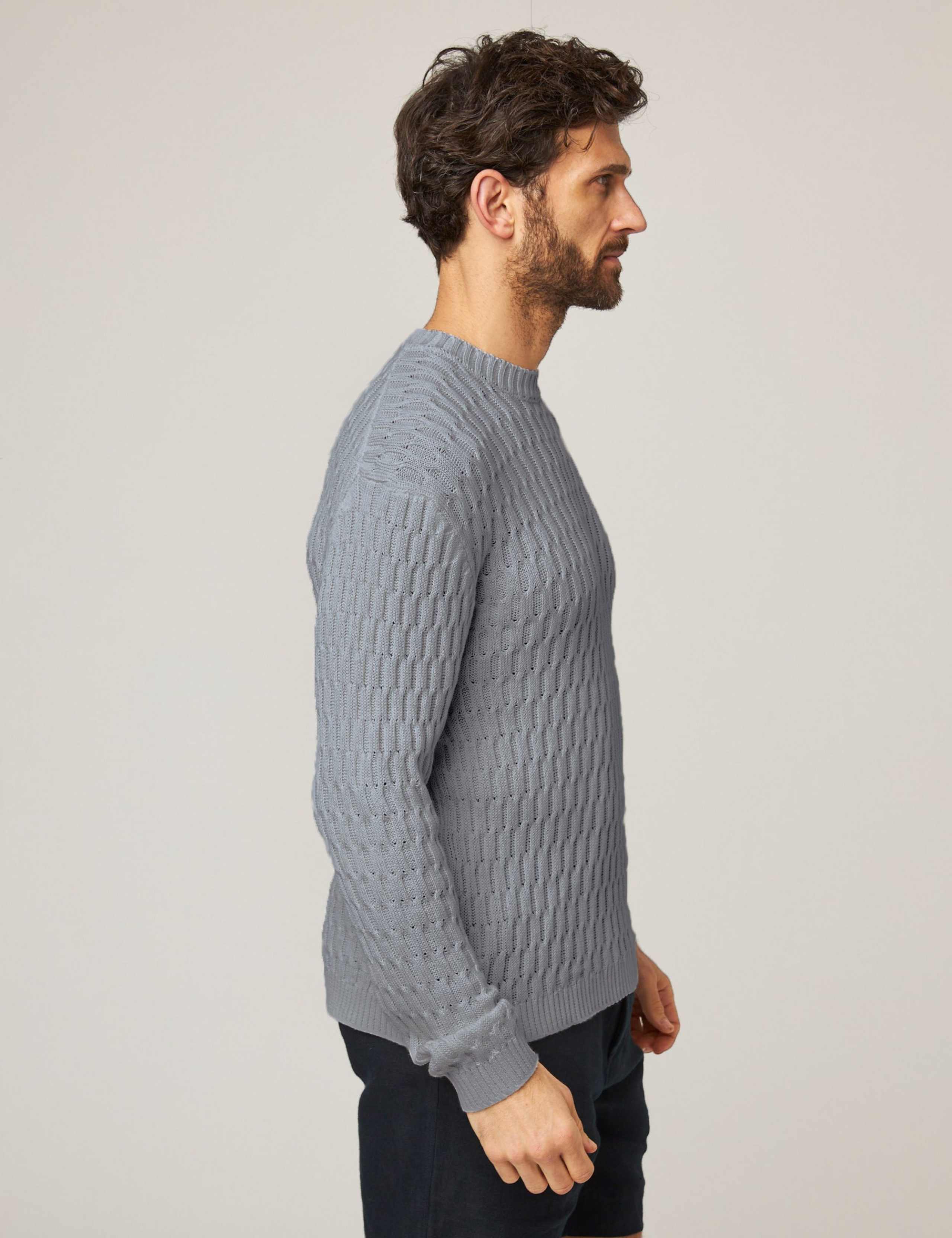 Pure Cotton Textured Jumper 6 of 6