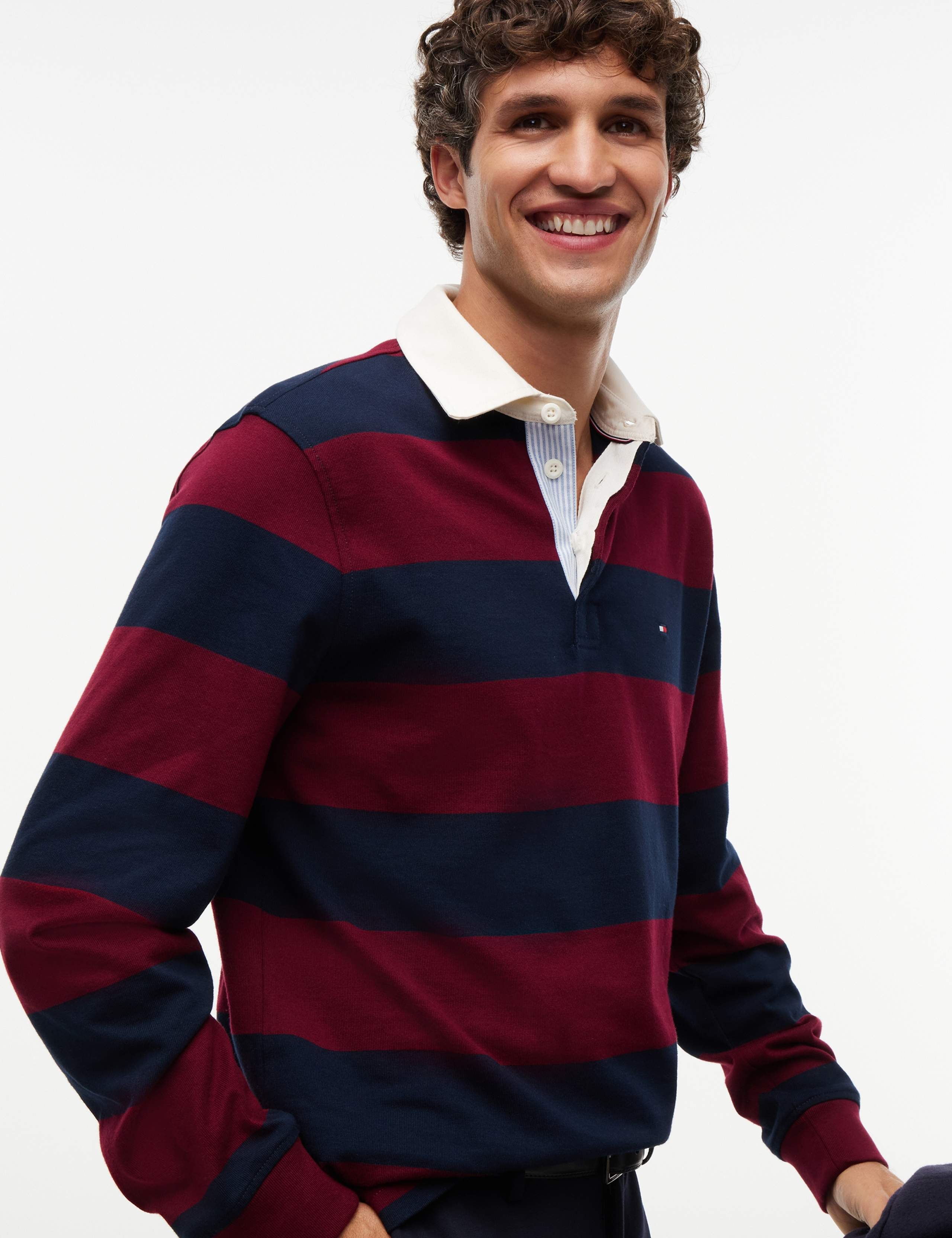 Pure Cotton Striped Rugby Shirt 3 of 6