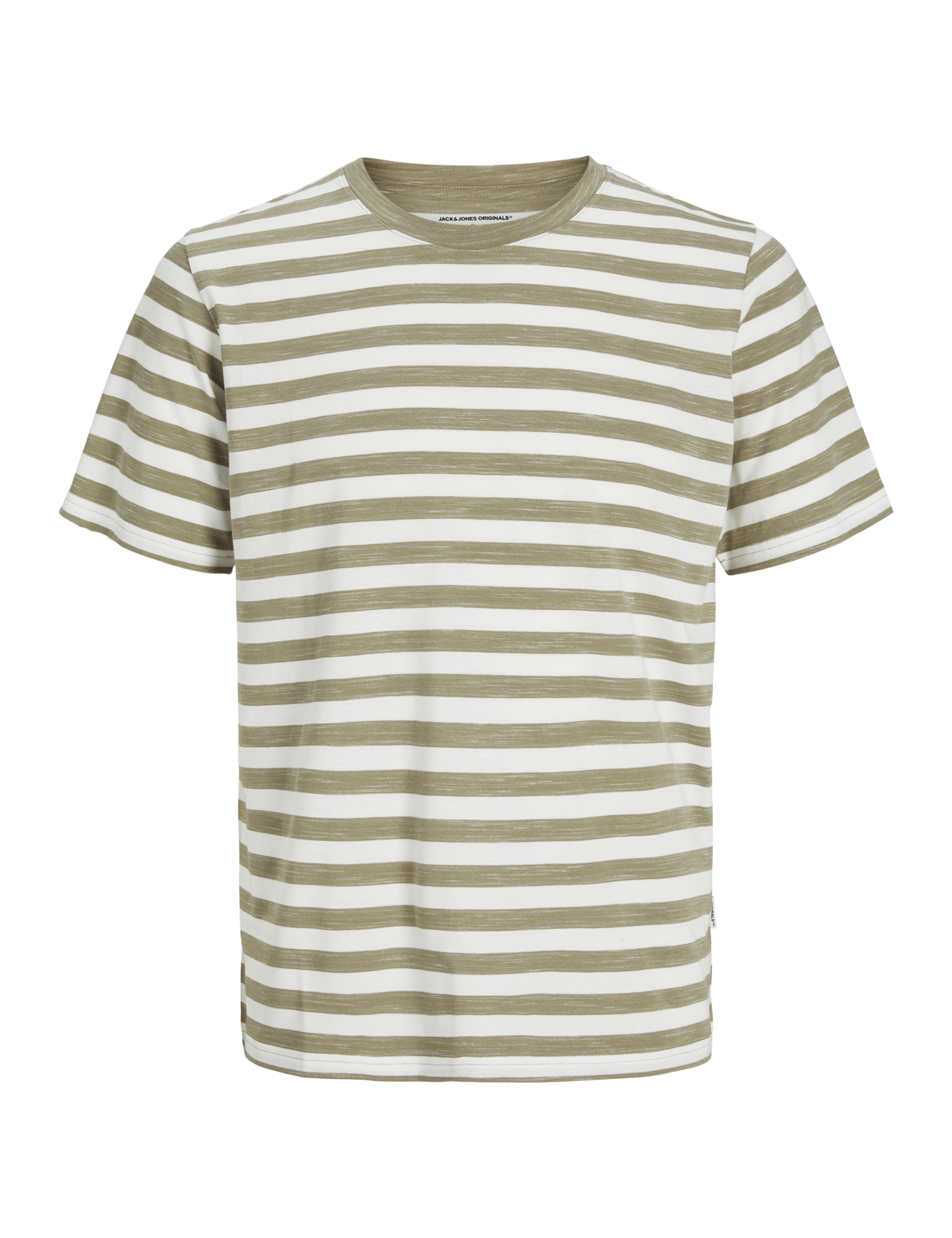 Cotton Rich Striped Crew Neck T-Shirt 2 of 7