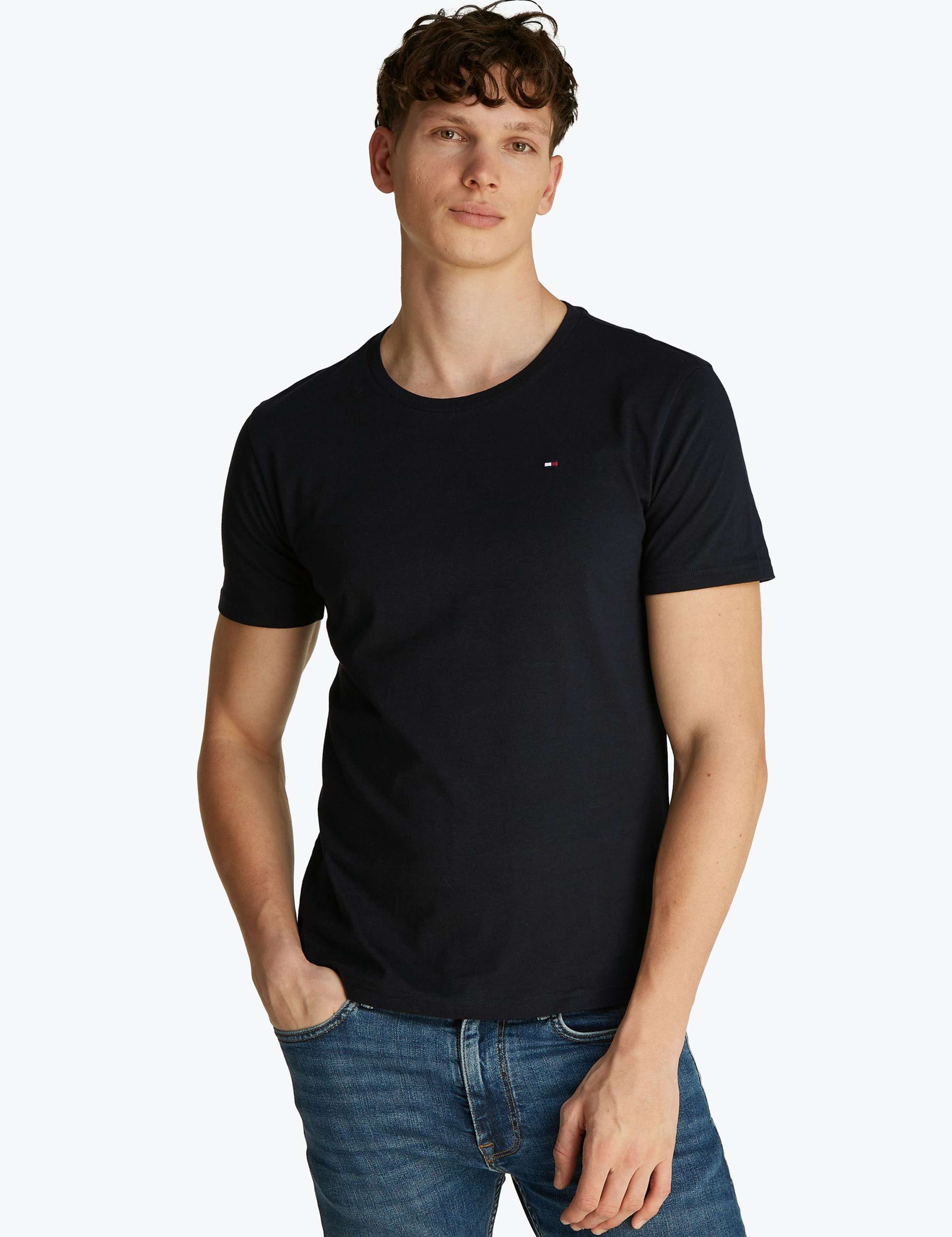 3 Pack Signature Pure Cotton Crew Neck T-Shirts 4 of 5