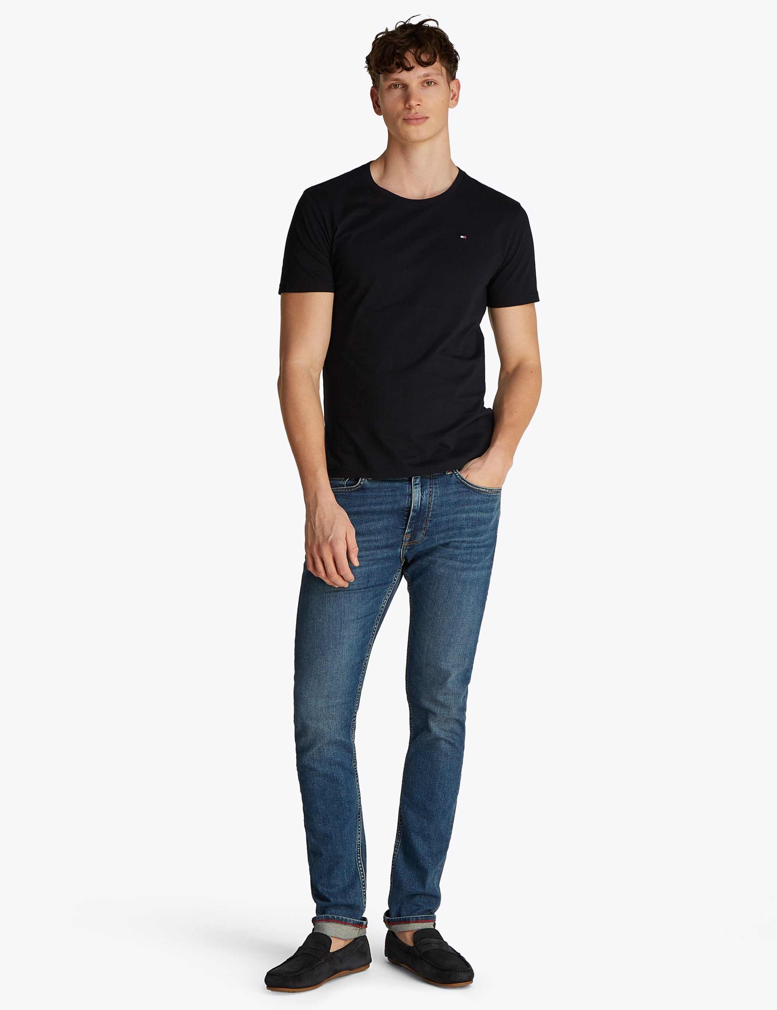 3 Pack Signature Pure Cotton Crew Neck T-Shirts 5 of 5