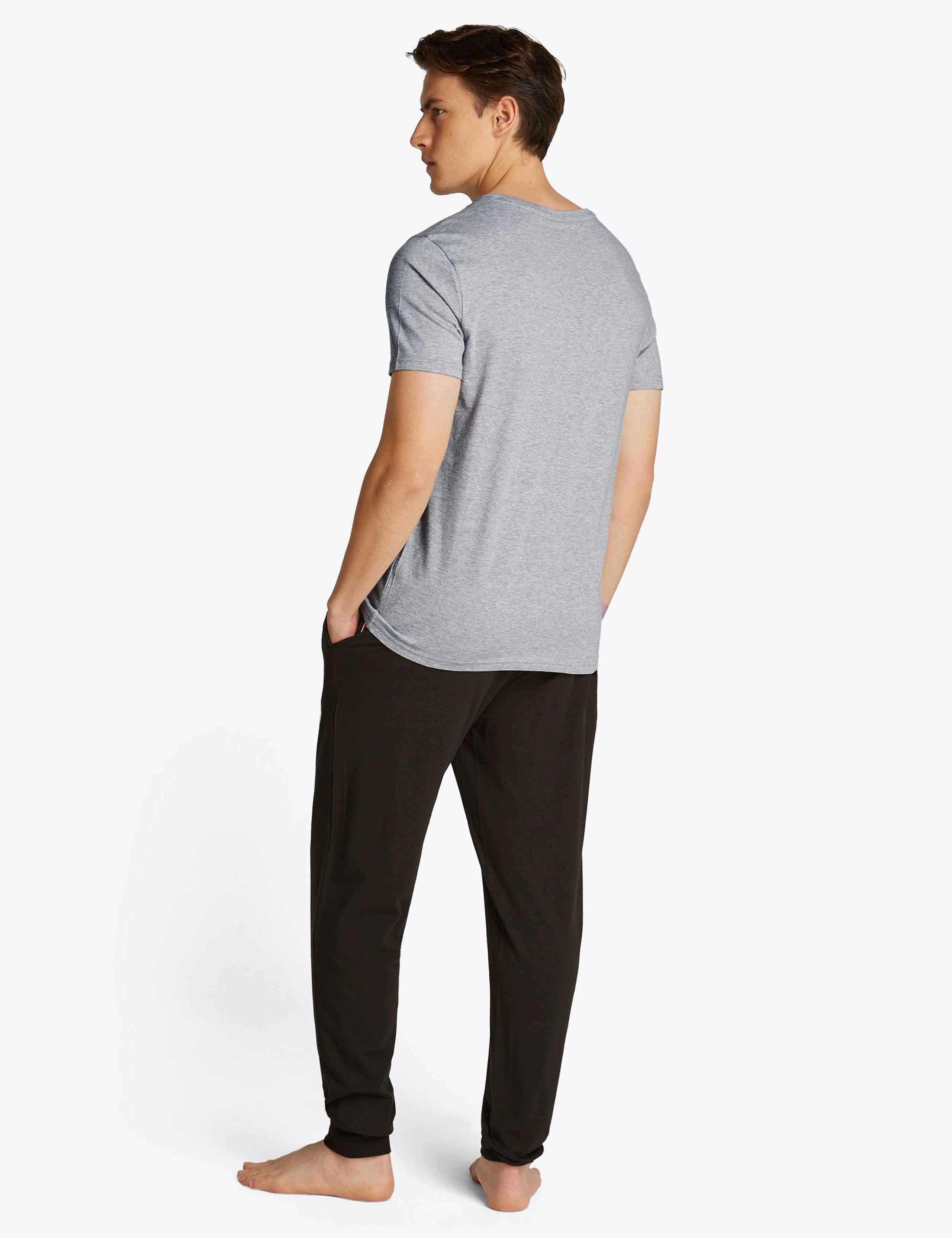 3 Pack Signature Pure Cotton Crew Neck T-Shirts 3 of 8