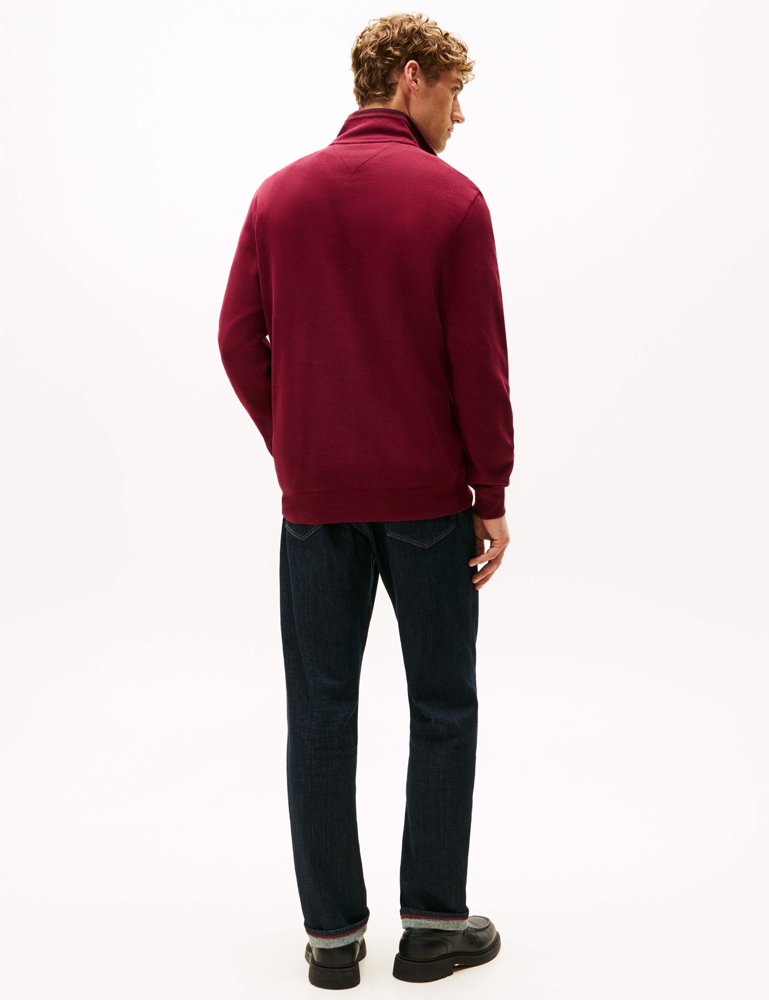 Pure Cotton Half Zip Sweatshirt 4 of 5
