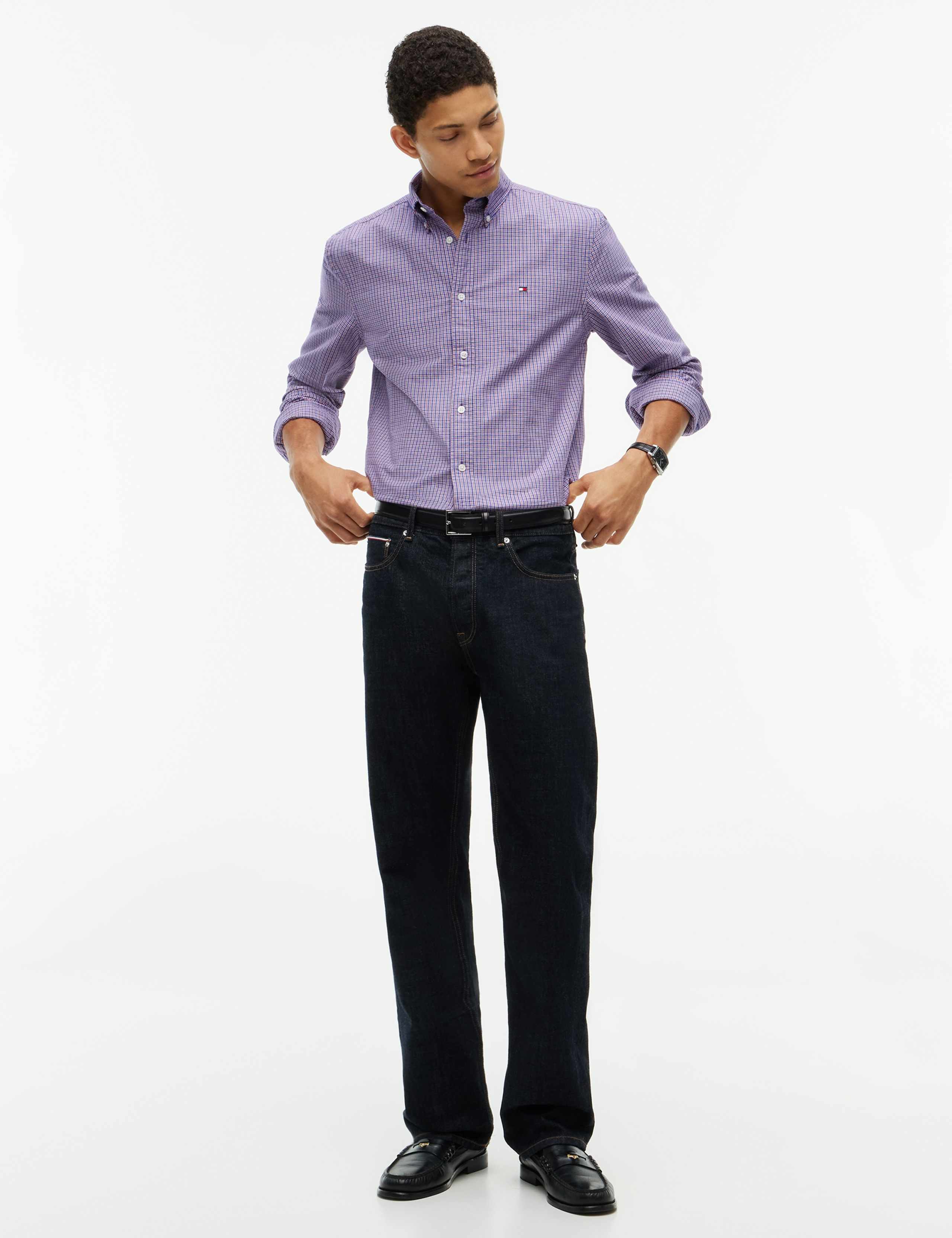 Pure Cotton Check Oxford Shirt 3 of 5