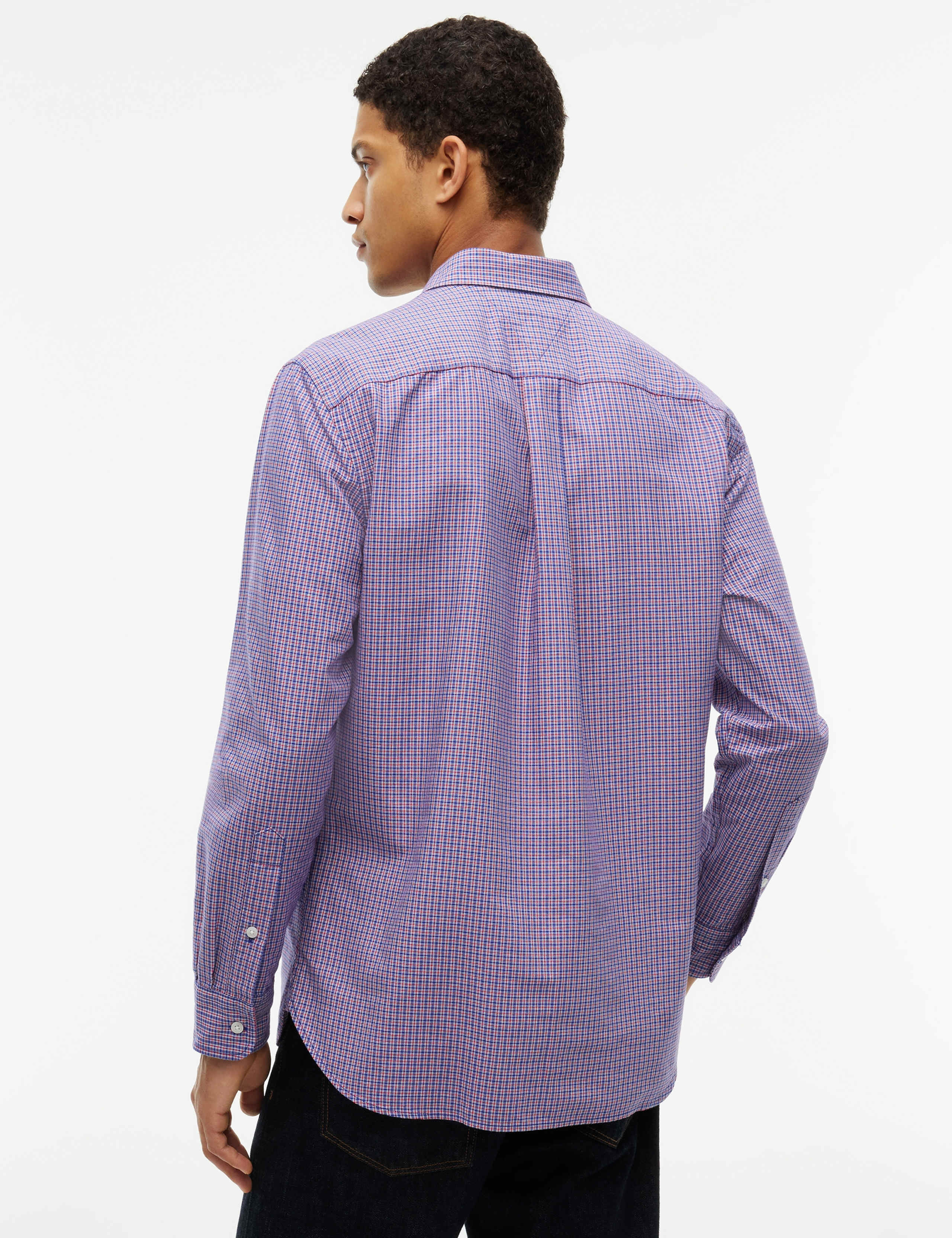 Pure Cotton Check Oxford Shirt 4 of 5