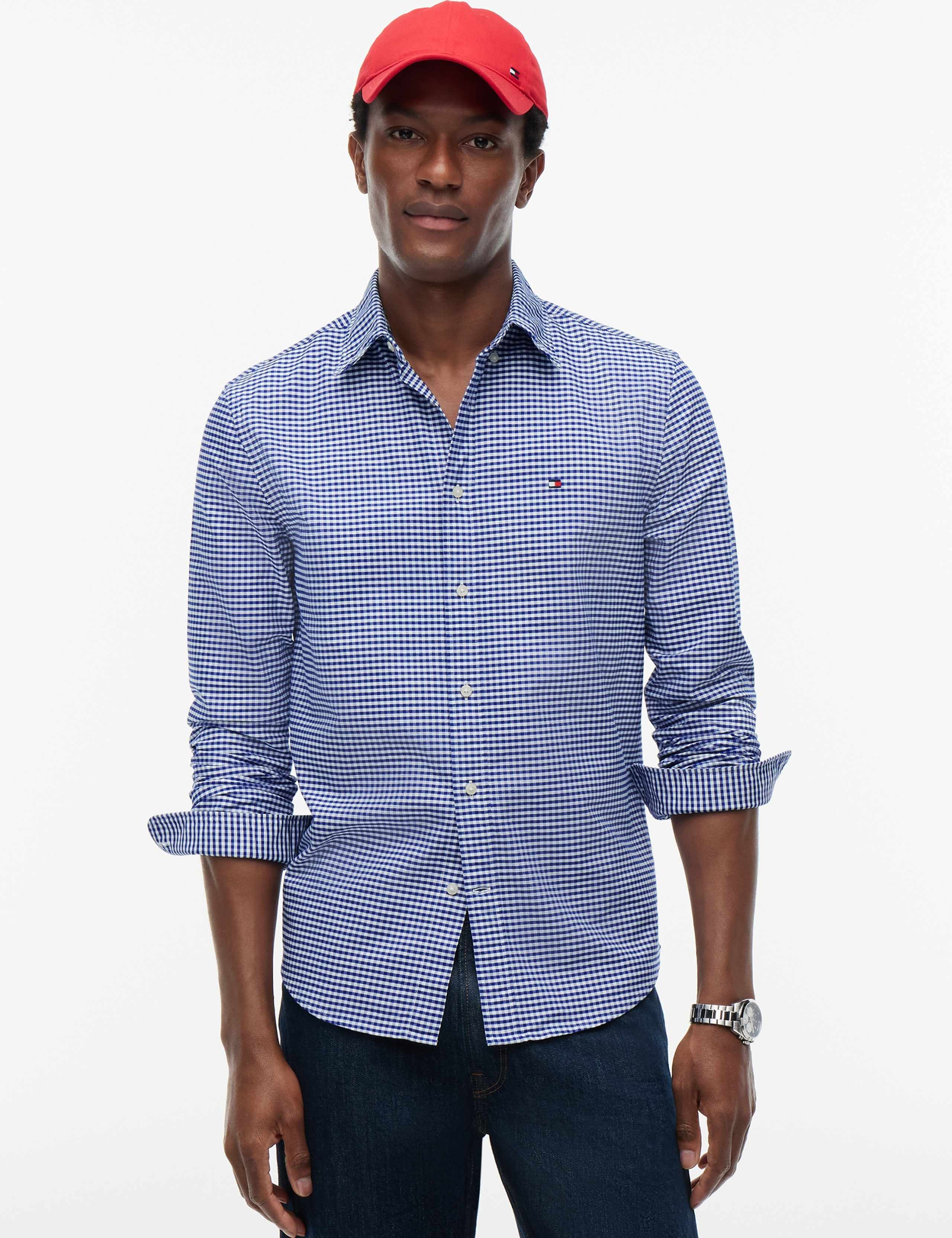 Pure Cotton Gingham Oxford Shirt 4 of 8