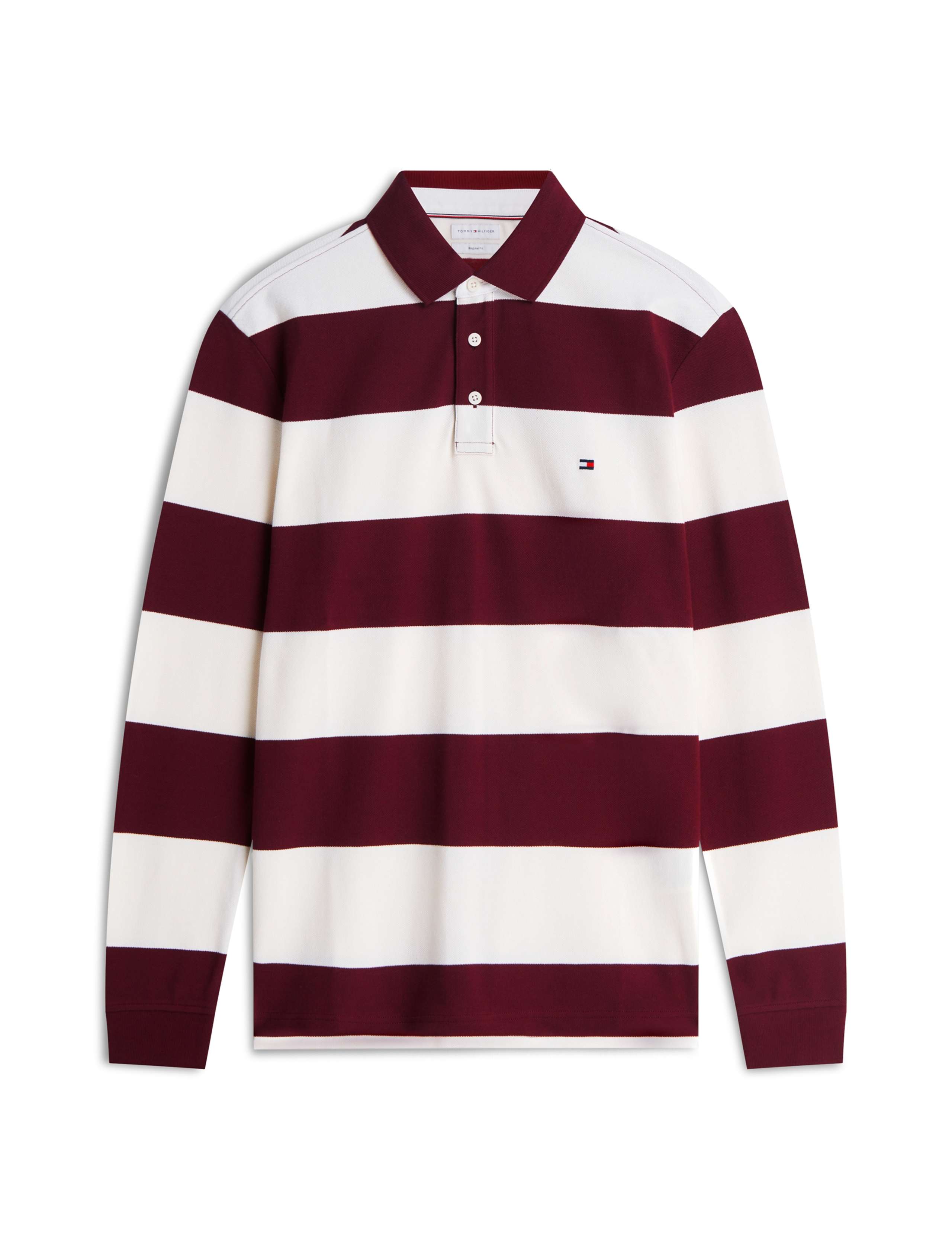 Cotton Rich Striped Rugby Shirt 2 of 5