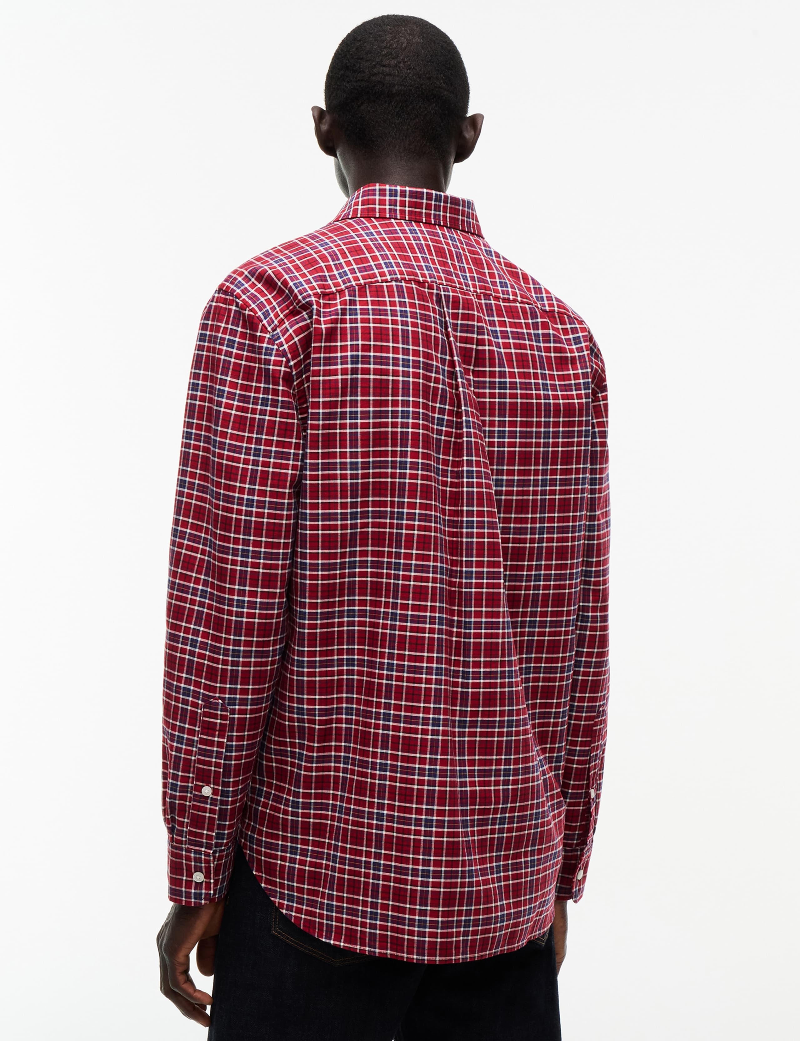 Pure Cotton Tartan Oxford Shirt 4 of 5