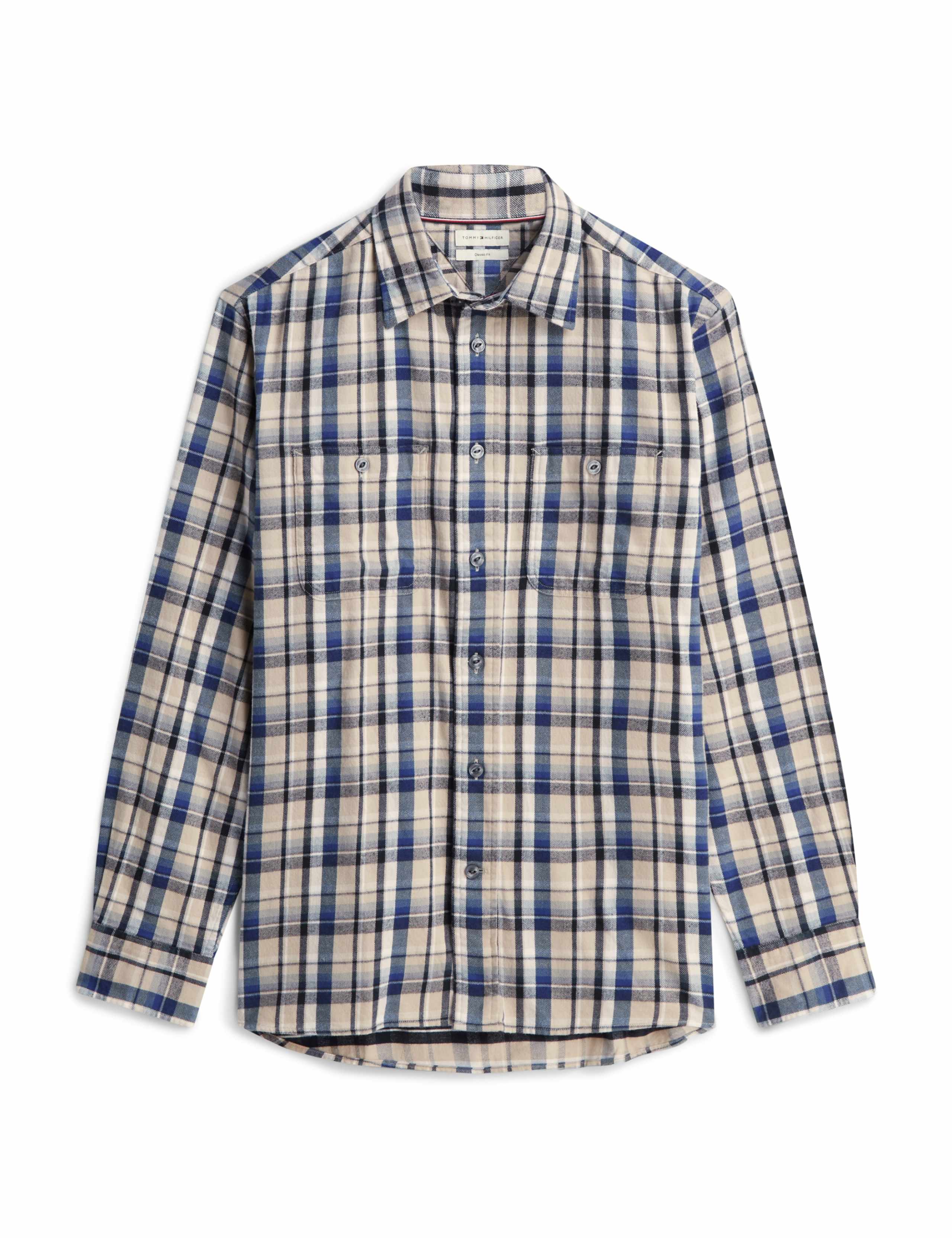 Regular Fit Pure Cotton Check Flannel Shirt 2 of 5