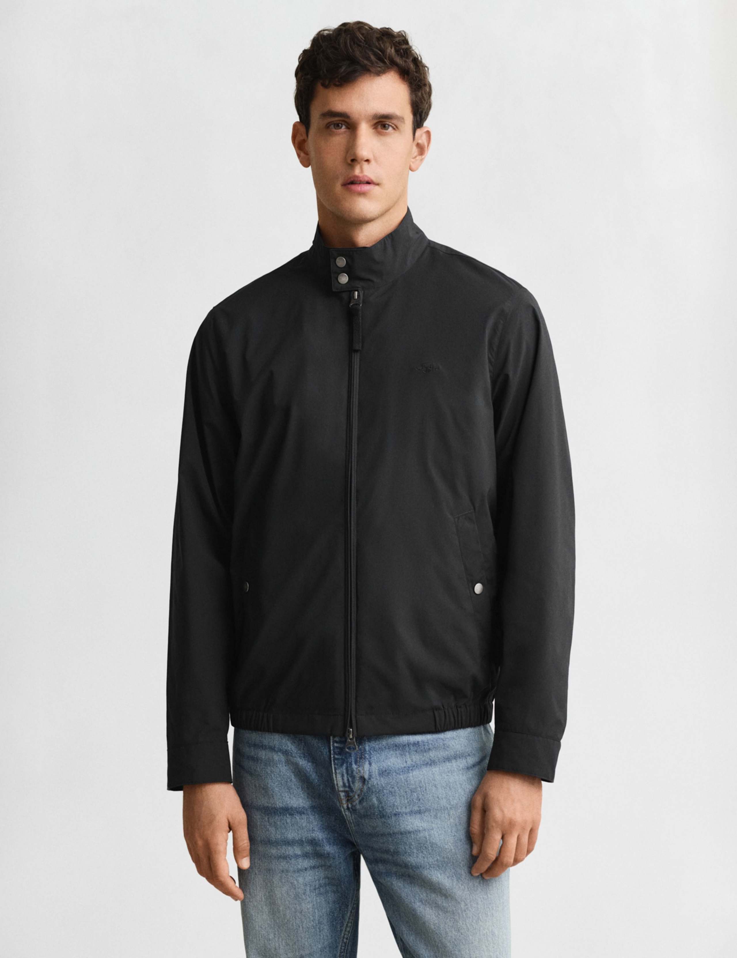 Pure Cotton Lightweight Harrington Jacket 3 of 6