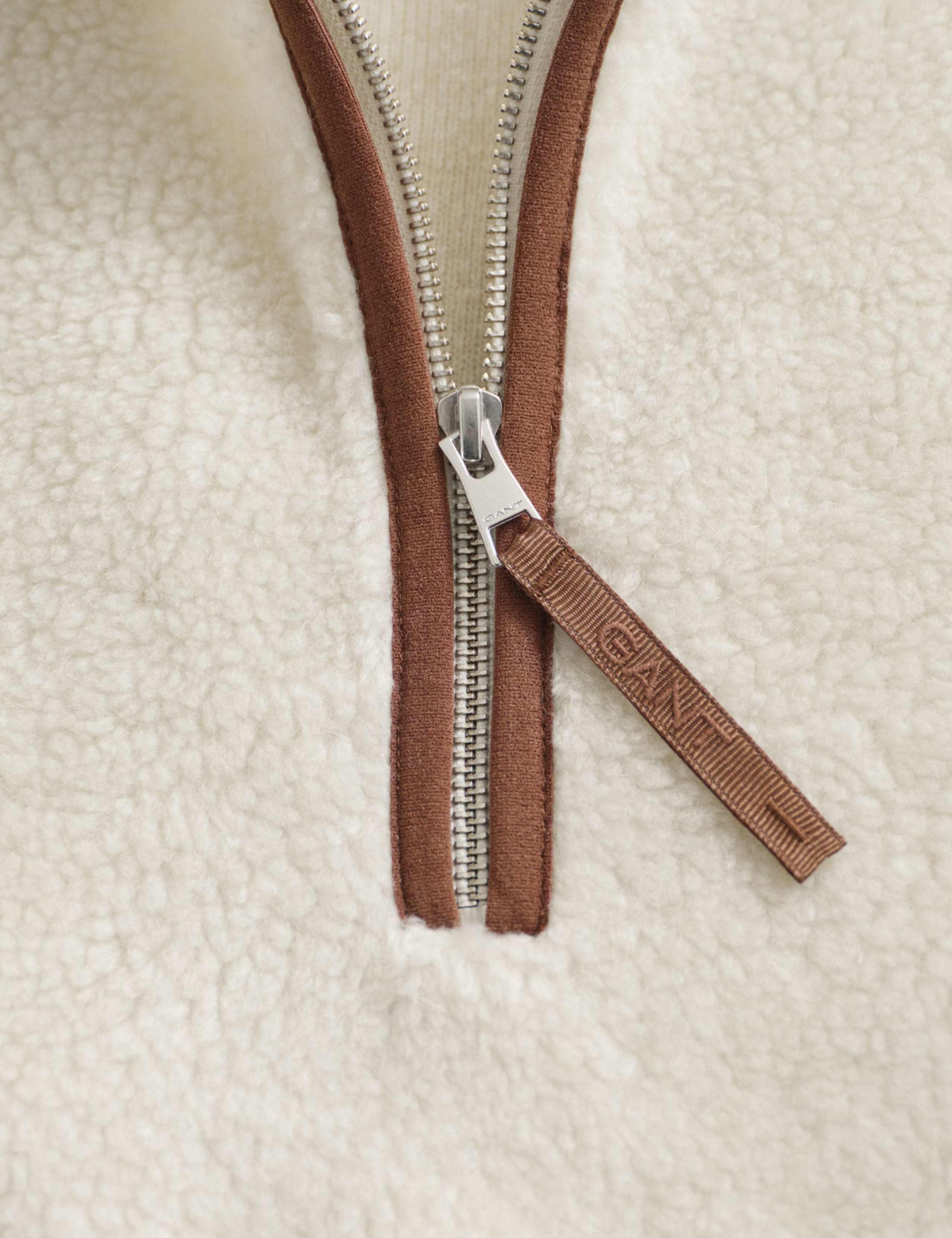 Fleece Funnel Neck Half Zip Jacket 2 of 3