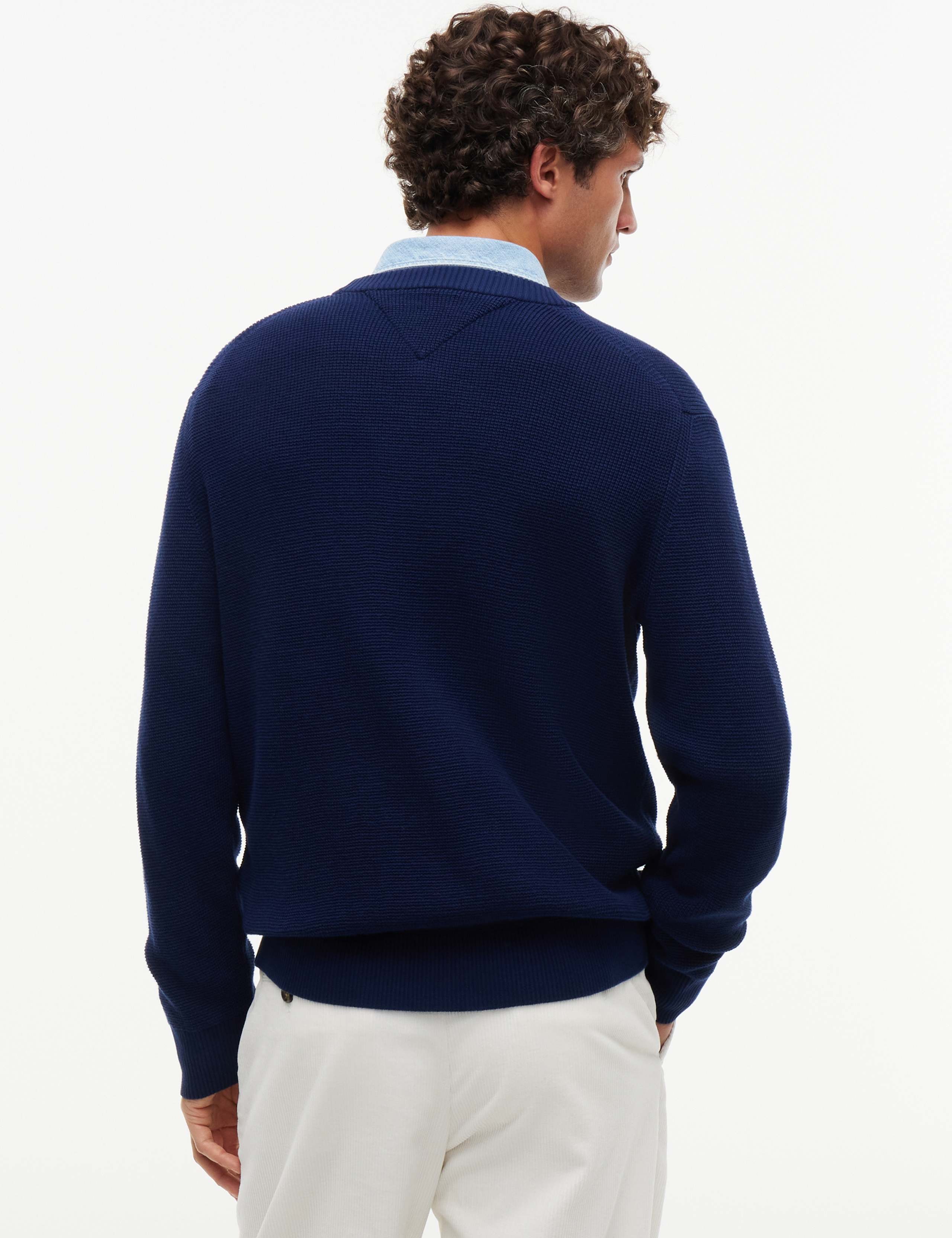 Pure Cotton Waffle Jumper 4 of 6