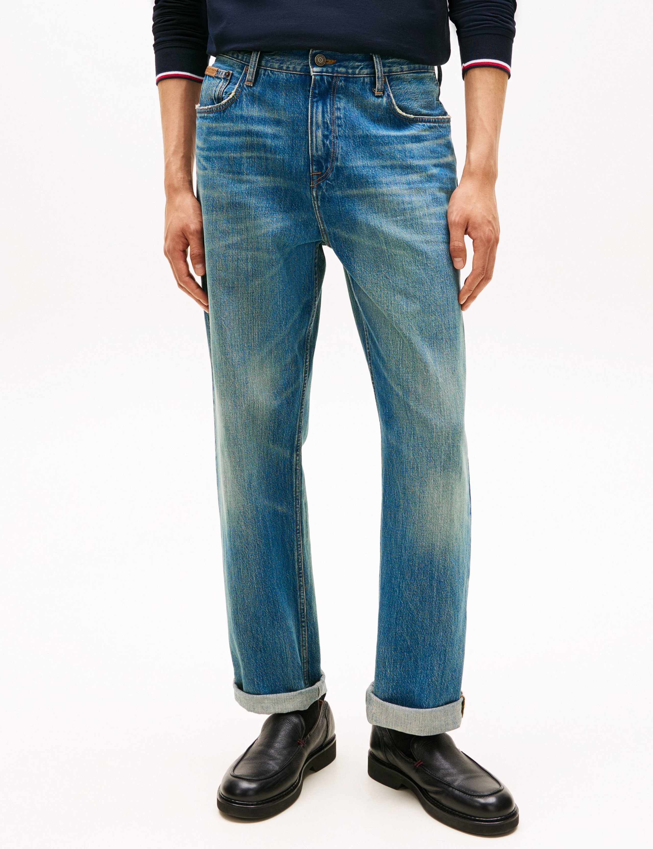 Relaxed Fit Pure Cotton Jeans 1 of 5