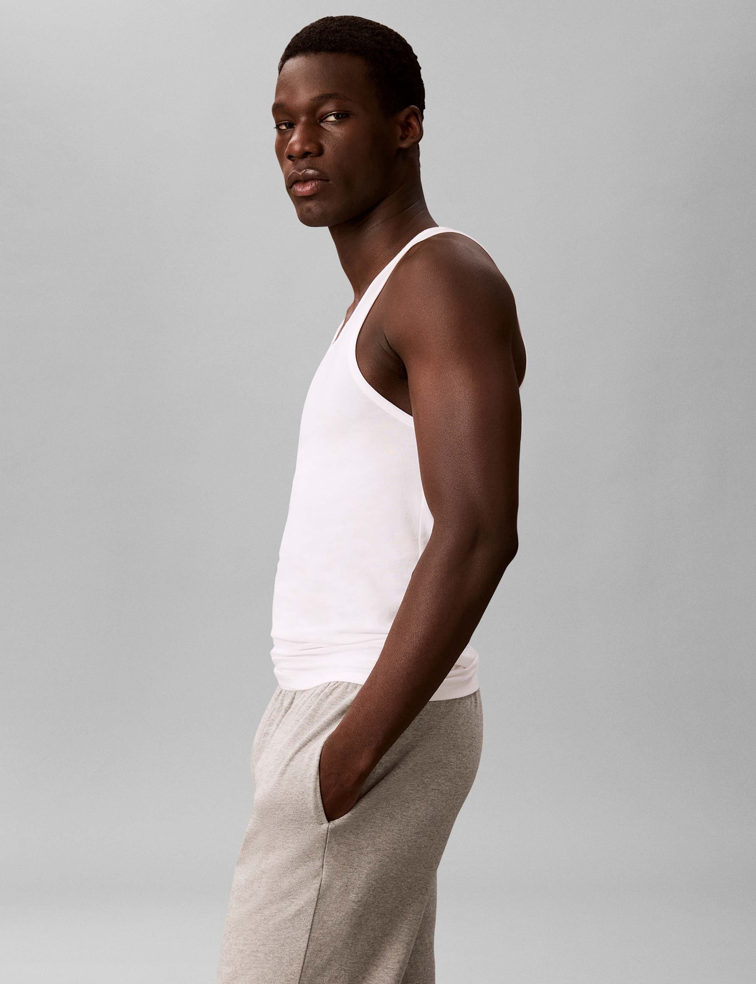 3 Pack Cotton Rich Vests 3 of 6