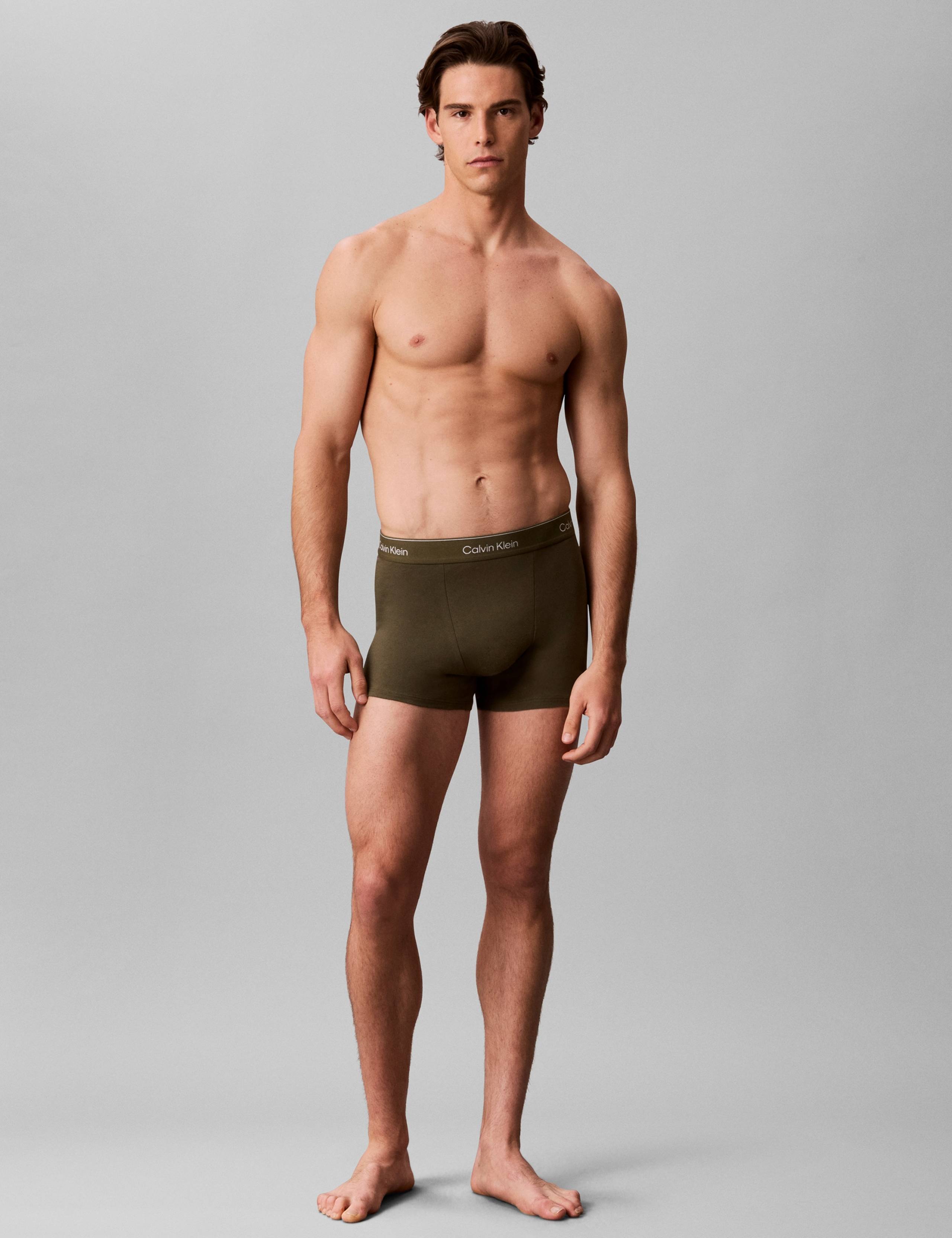 3 Pack Icon Cotton Stretch Relaxed Trunks 2 of 6