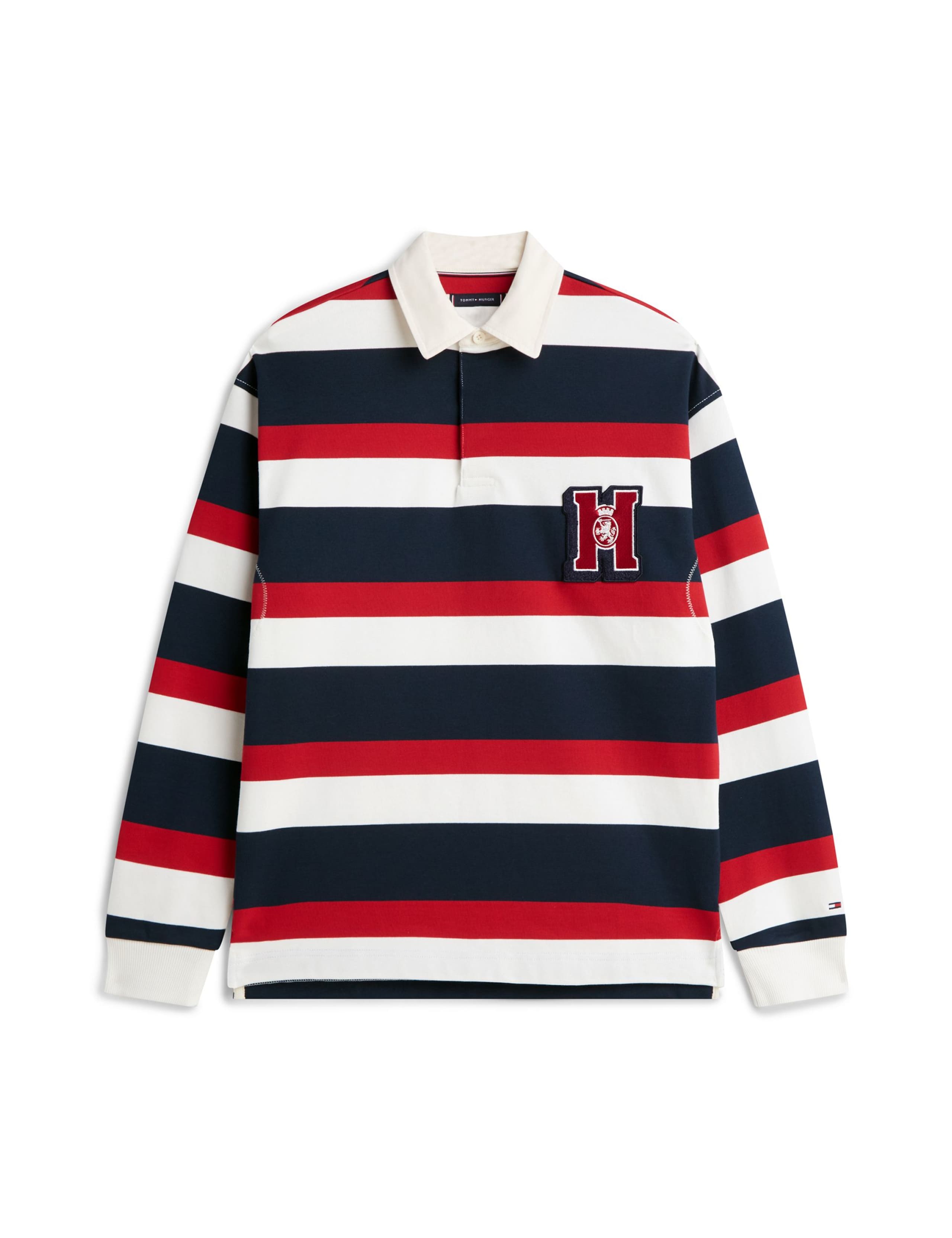 Crest Pure Cotton Striped Rugby Shirt 2 of 5