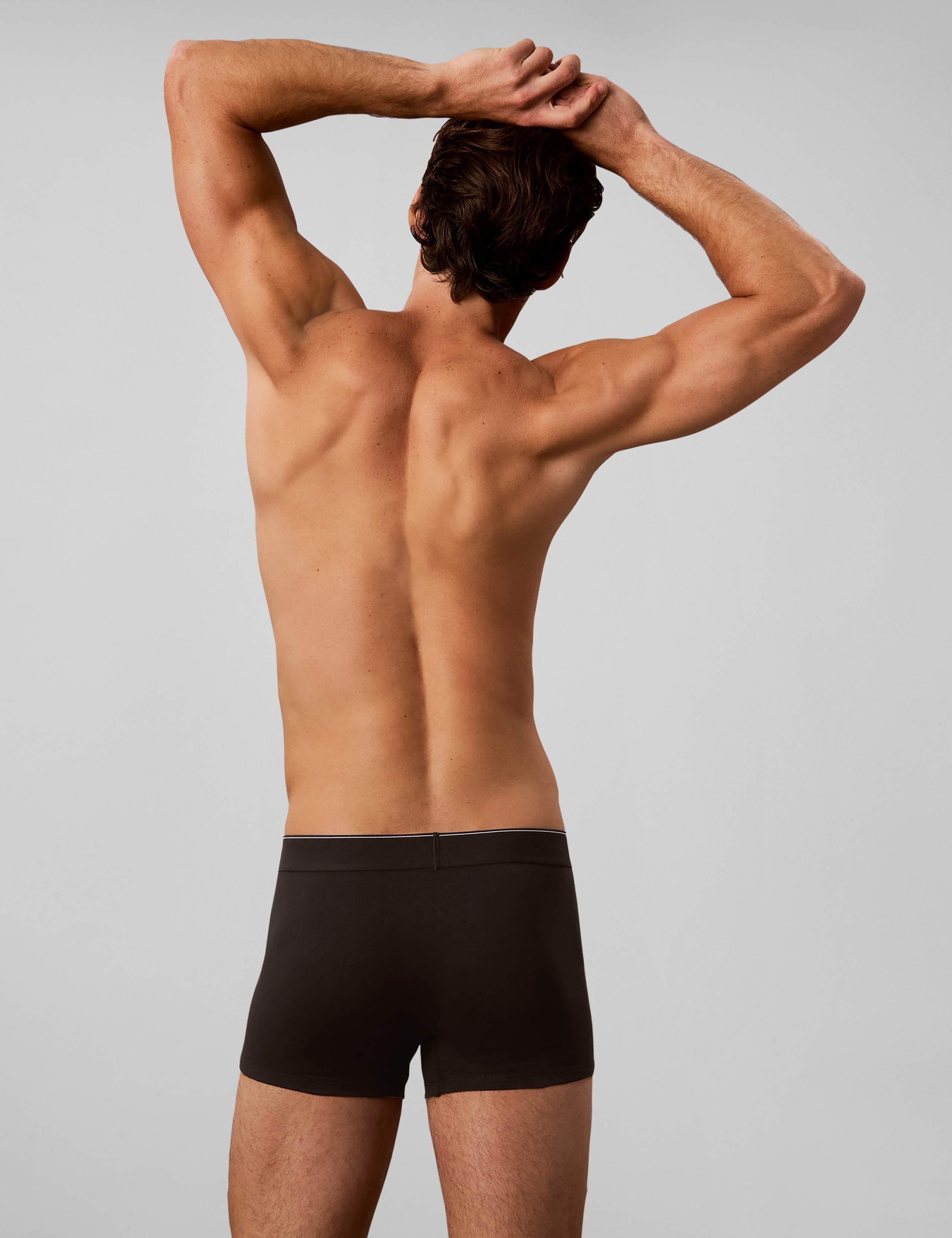 3 Pack Graphic Monogram Cotton Rich Trunks 3 of 6