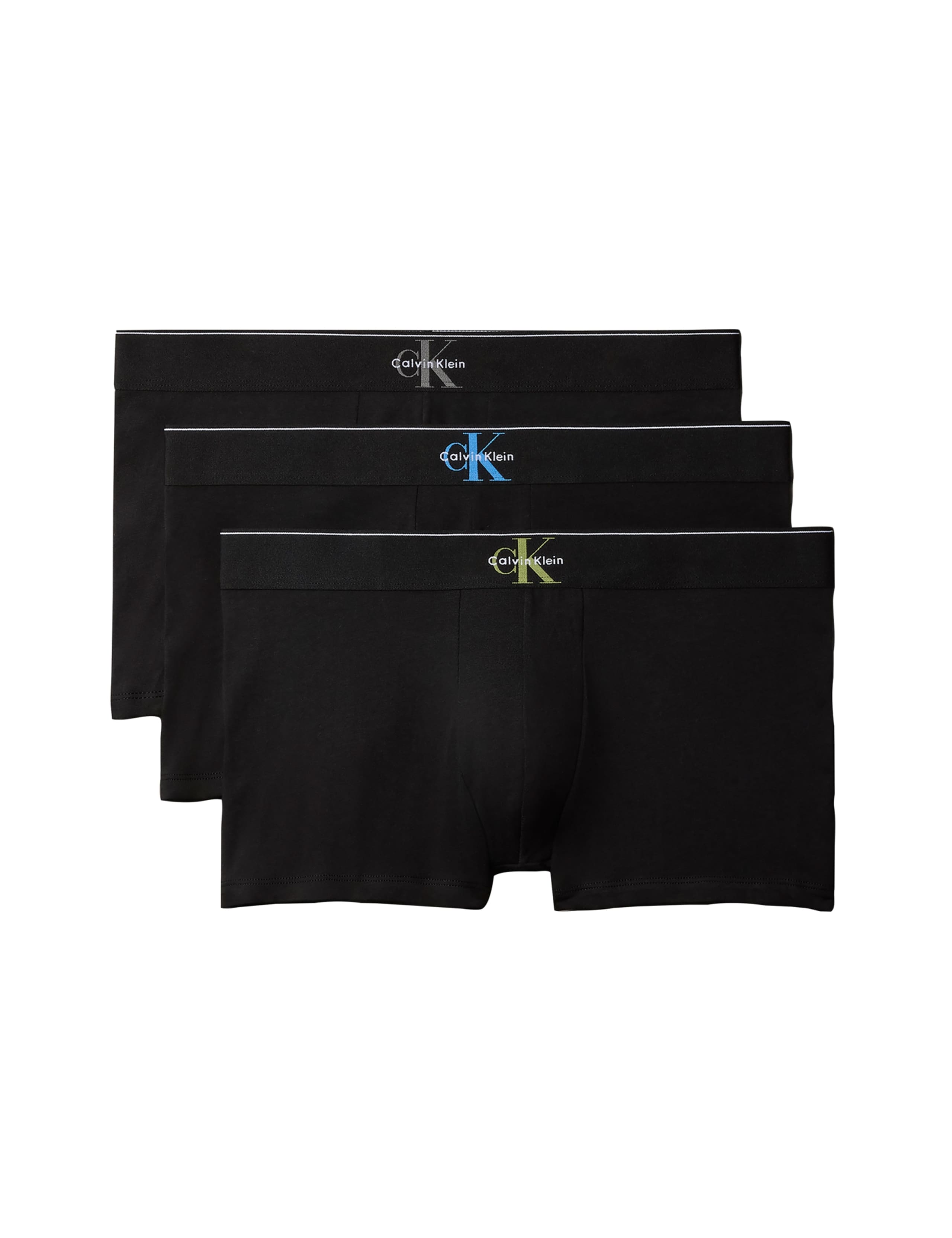 3 Pack Graphic Monogram Cotton Rich Trunks 4 of 6