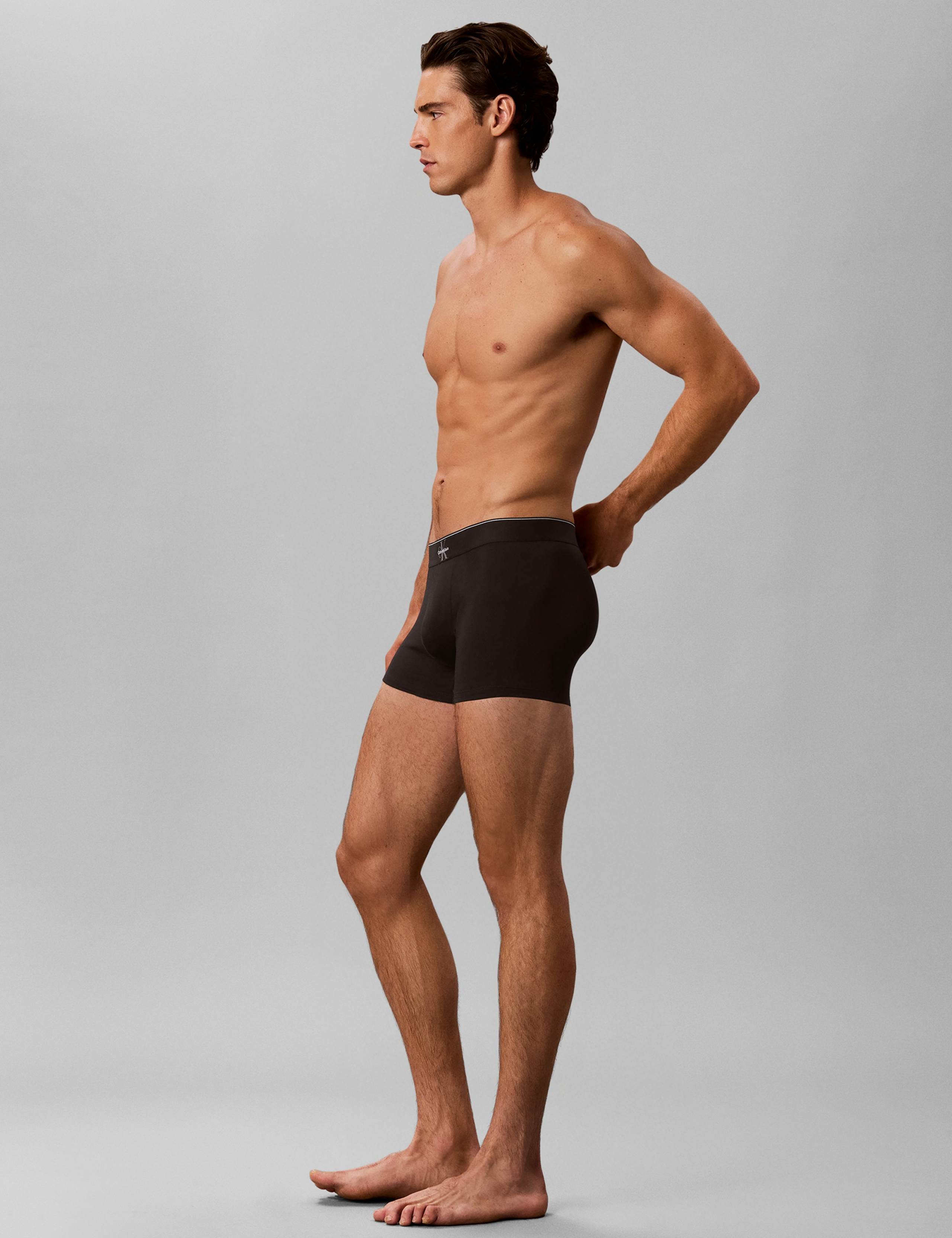 3 Pack Graphic Monogram Cotton Rich Trunks 5 of 6