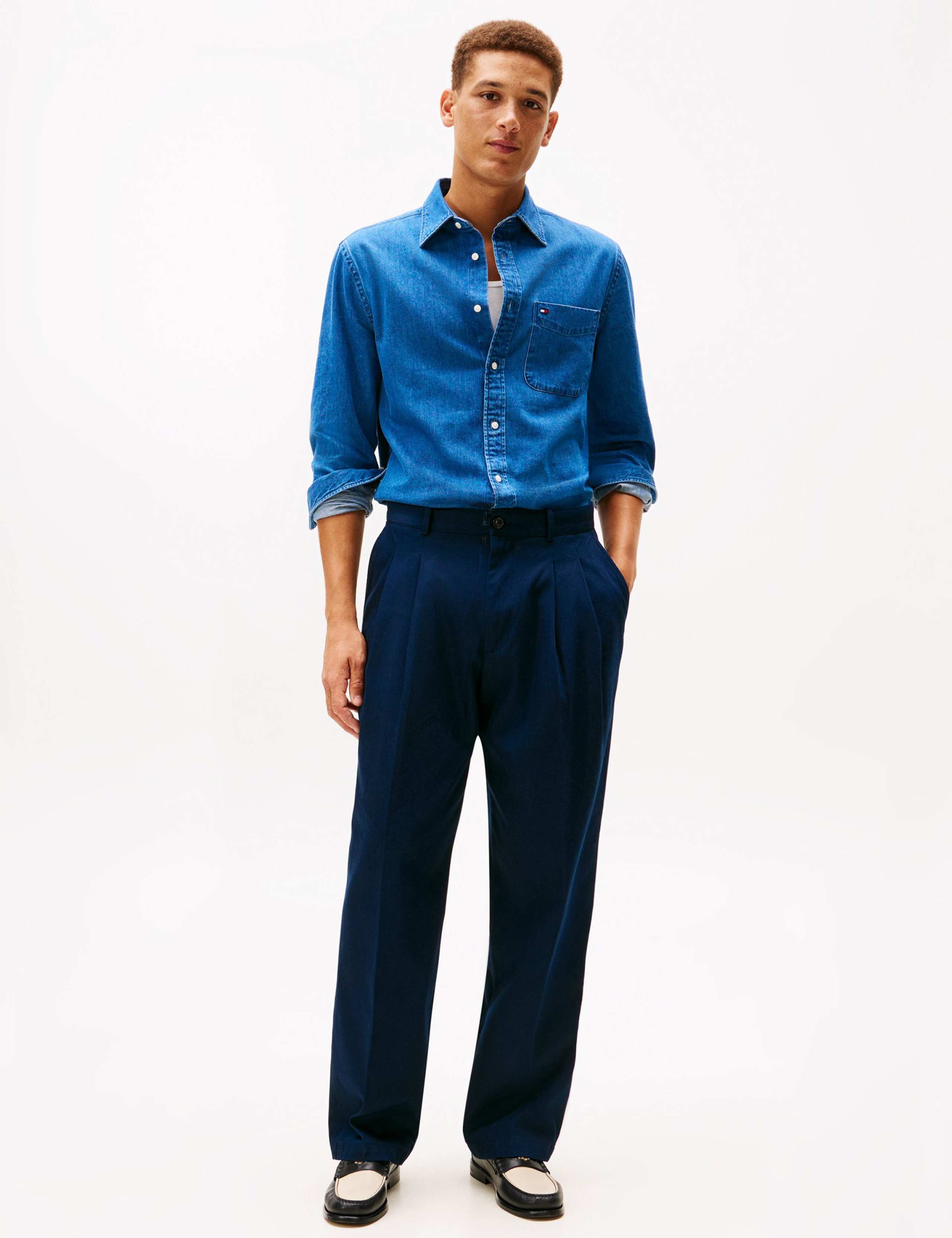 Regular Fit Pure Cotton Denim Shirt 3 of 5