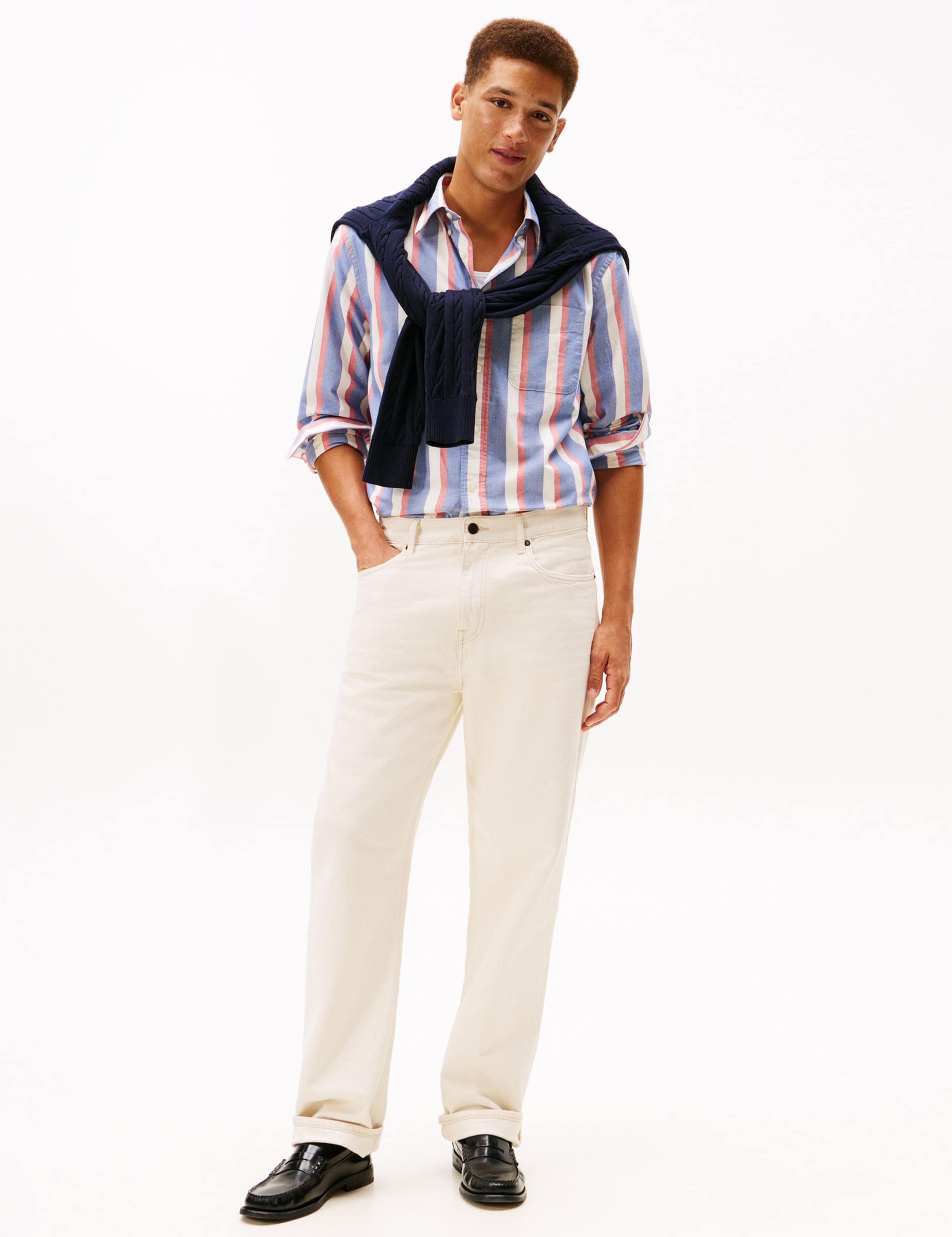 Heritage Icon Pure Cotton Striped Oxford Shirt 3 of 5